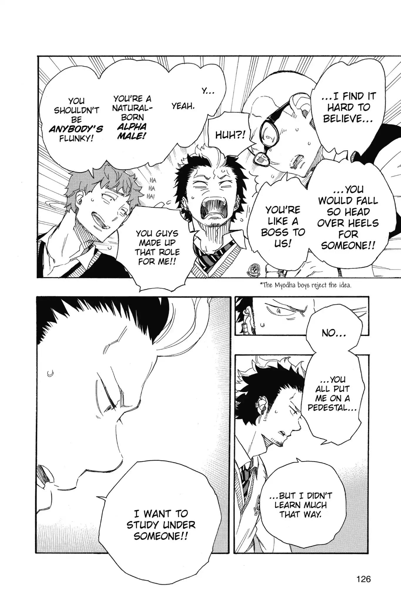 Ao no Exorcist Chapter 71 page 12 - Chapter 71: Love Is in the Eye of the Beholder