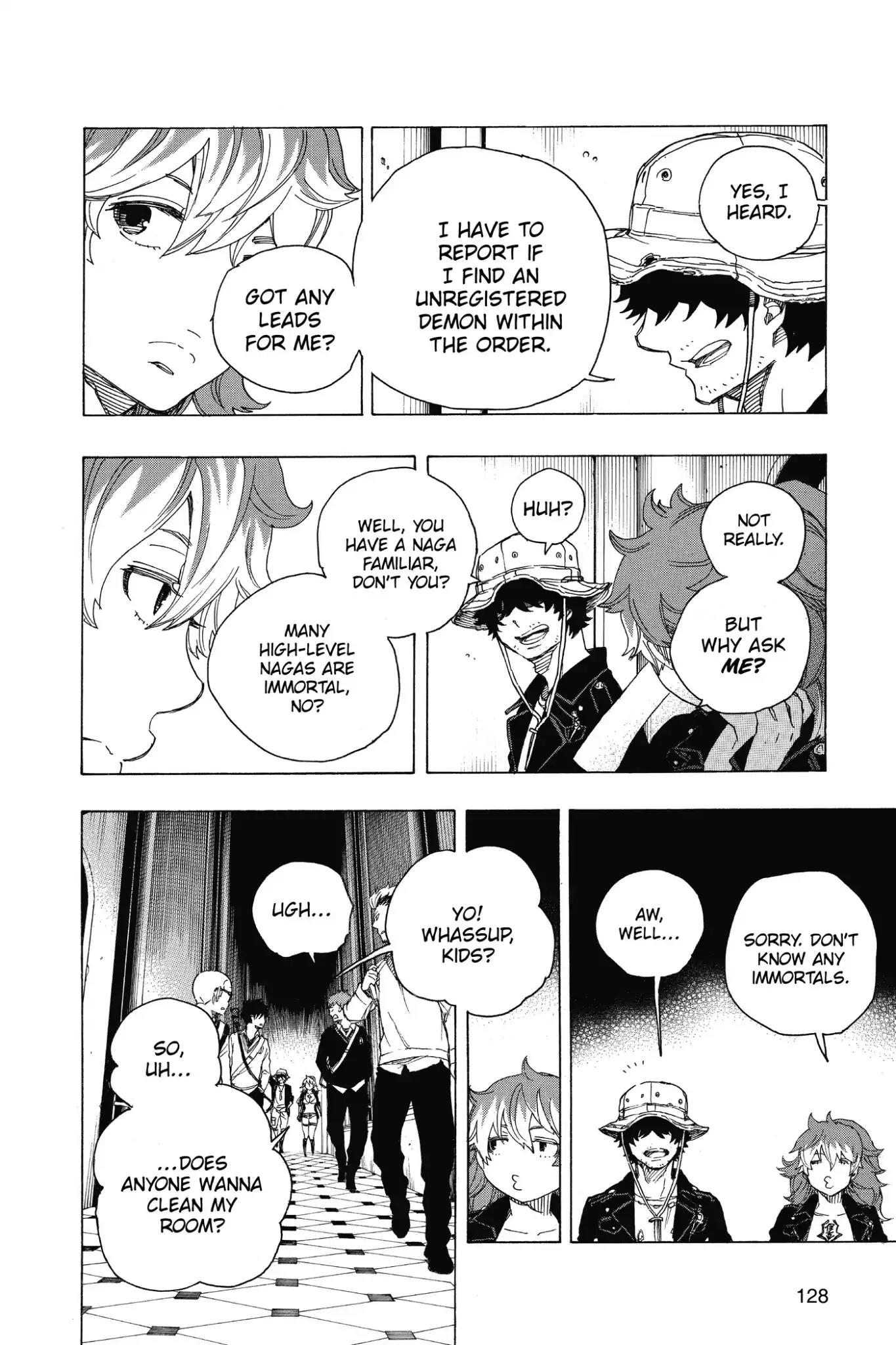 Ao no Exorcist Chapter 71 page 14 - Chapter 71: Love Is in the Eye of the Beholder