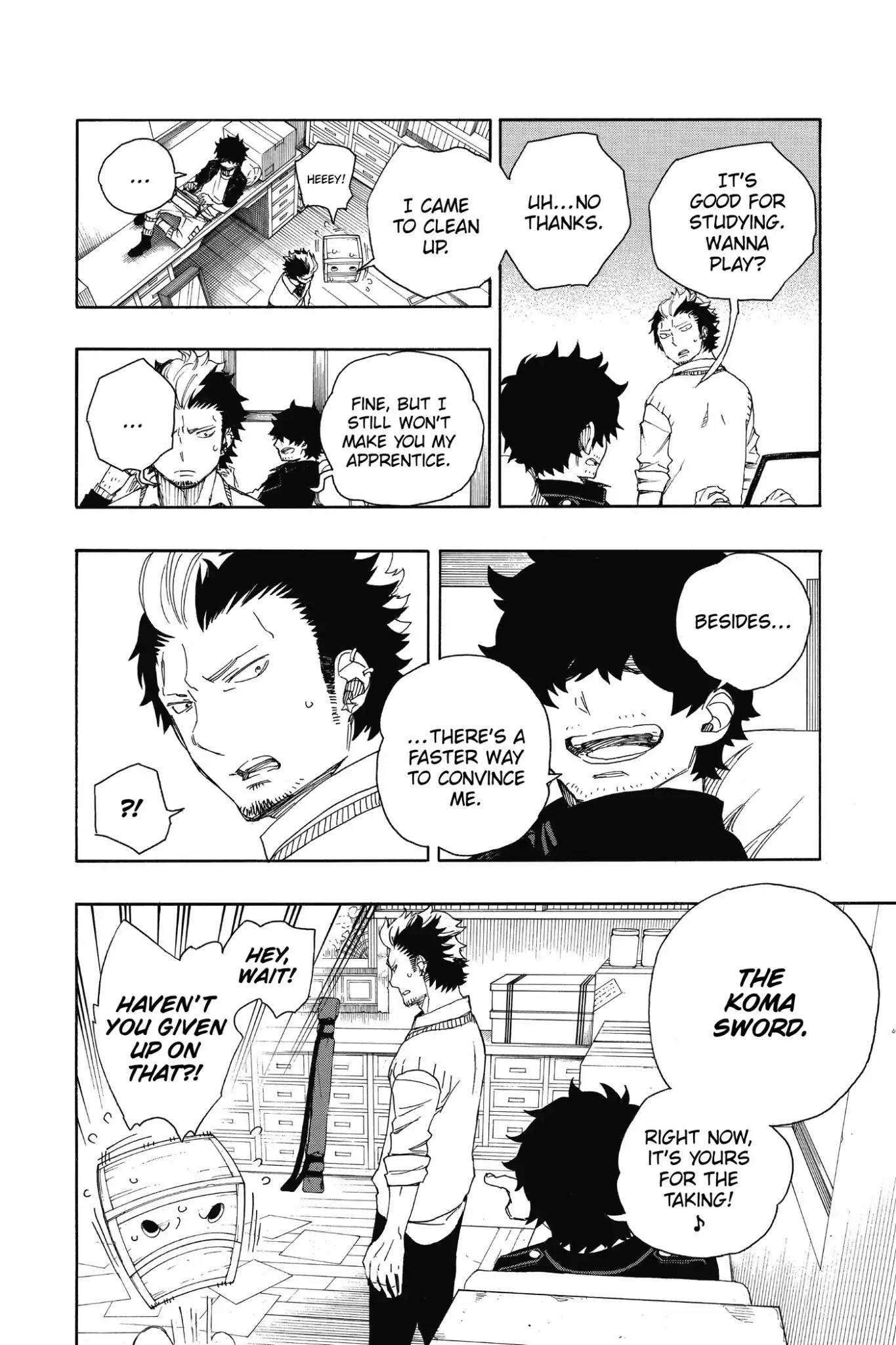 Ao no Exorcist Chapter 71 page 18 - Chapter 71: Love Is in the Eye of the Beholder