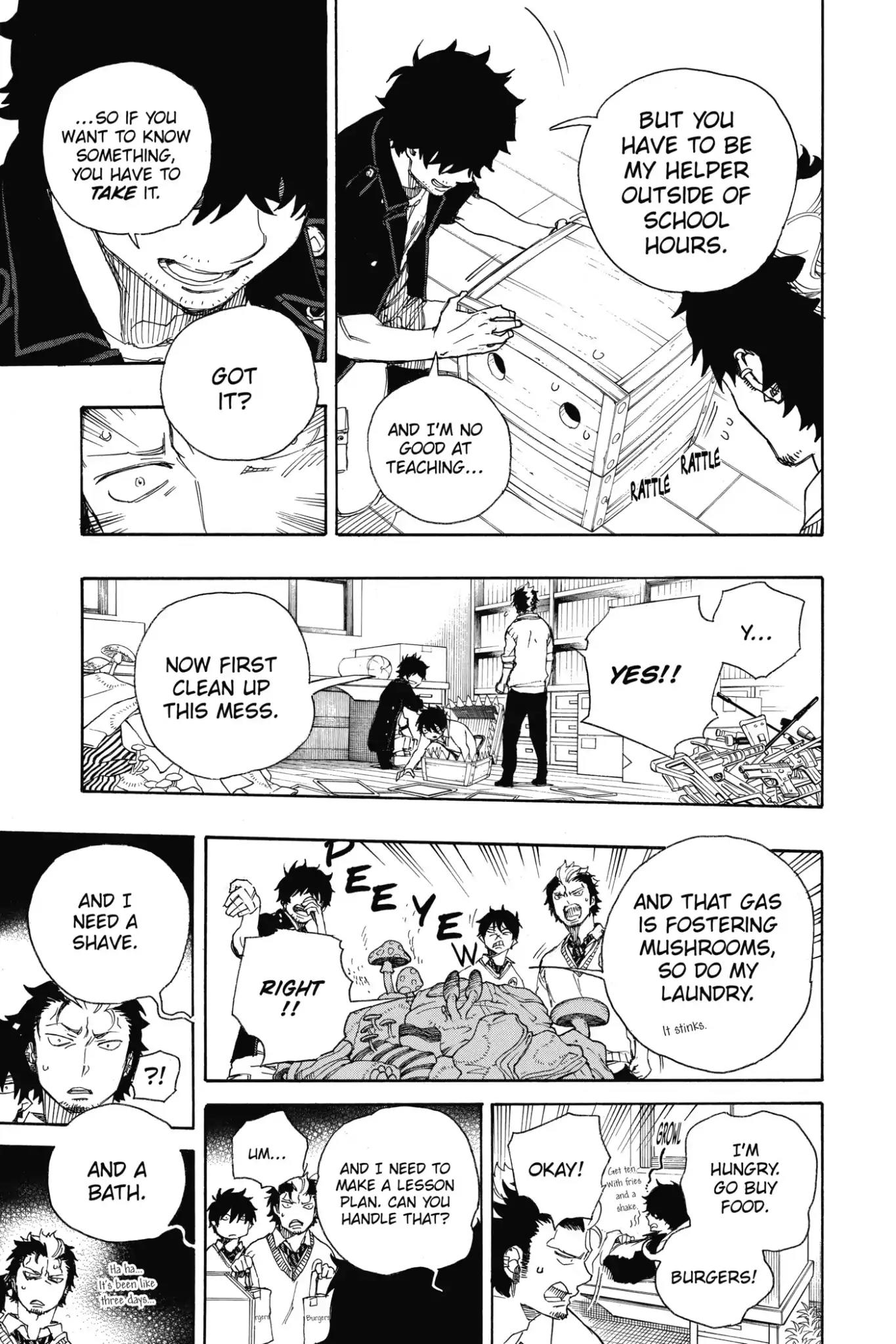 Ao no Exorcist Chapter 71 page 31 - Chapter 71: Love Is in the Eye of the Beholder