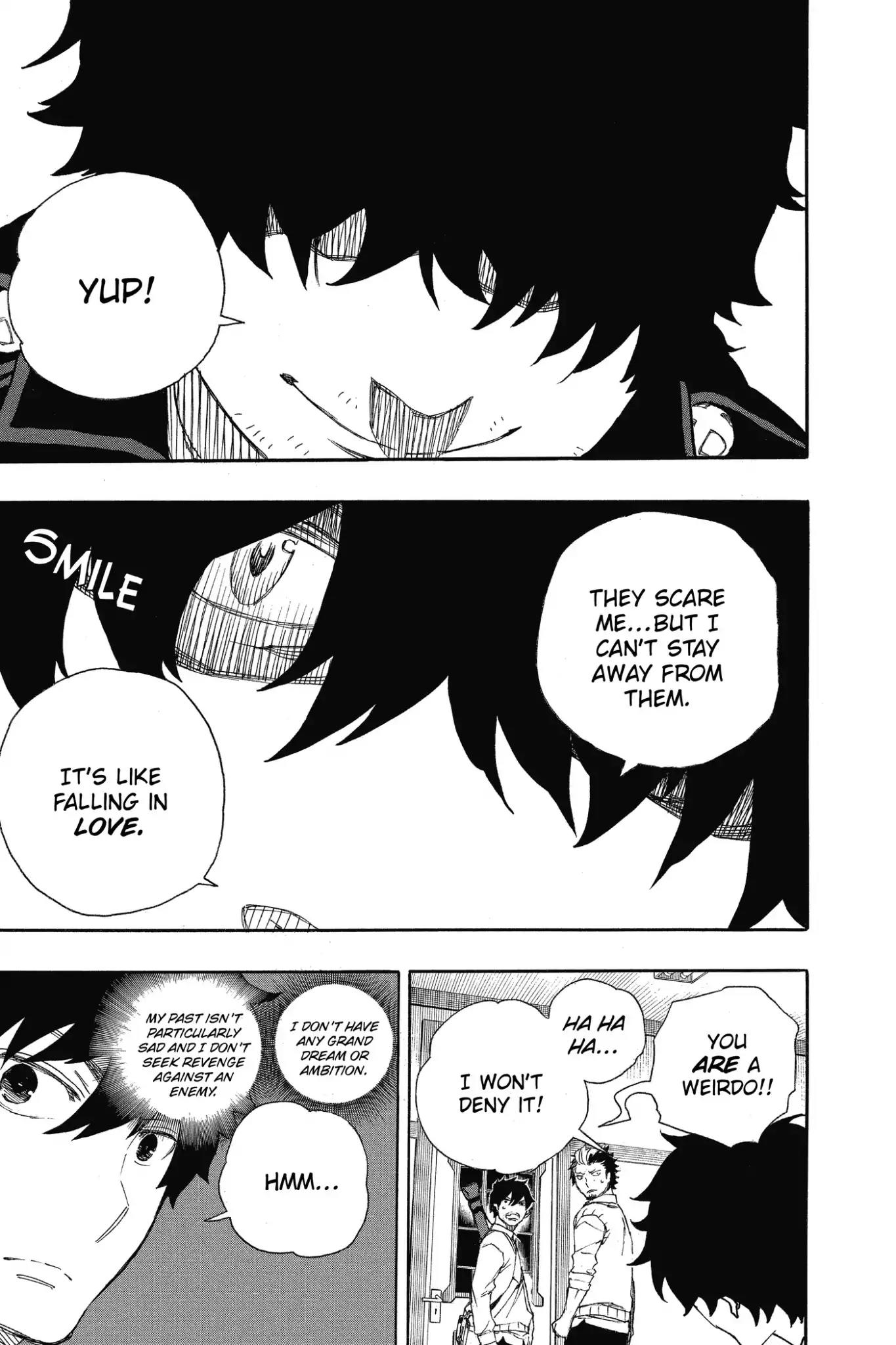 Ao no Exorcist Chapter 71 page 33 - Chapter 71: Love Is in the Eye of the Beholder