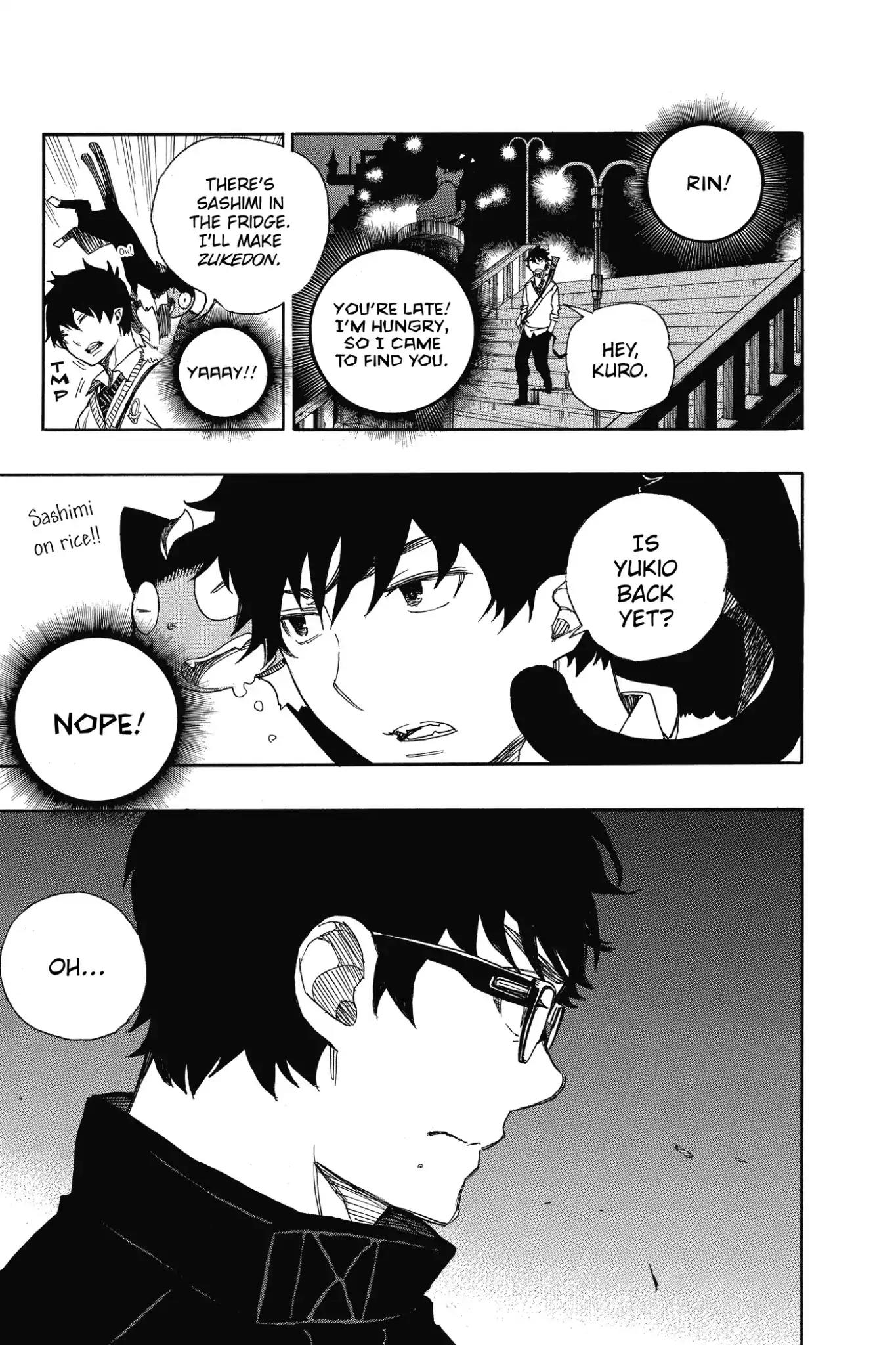 Ao no Exorcist Chapter 71 page 35 - Chapter 71: Love Is in the Eye of the Beholder