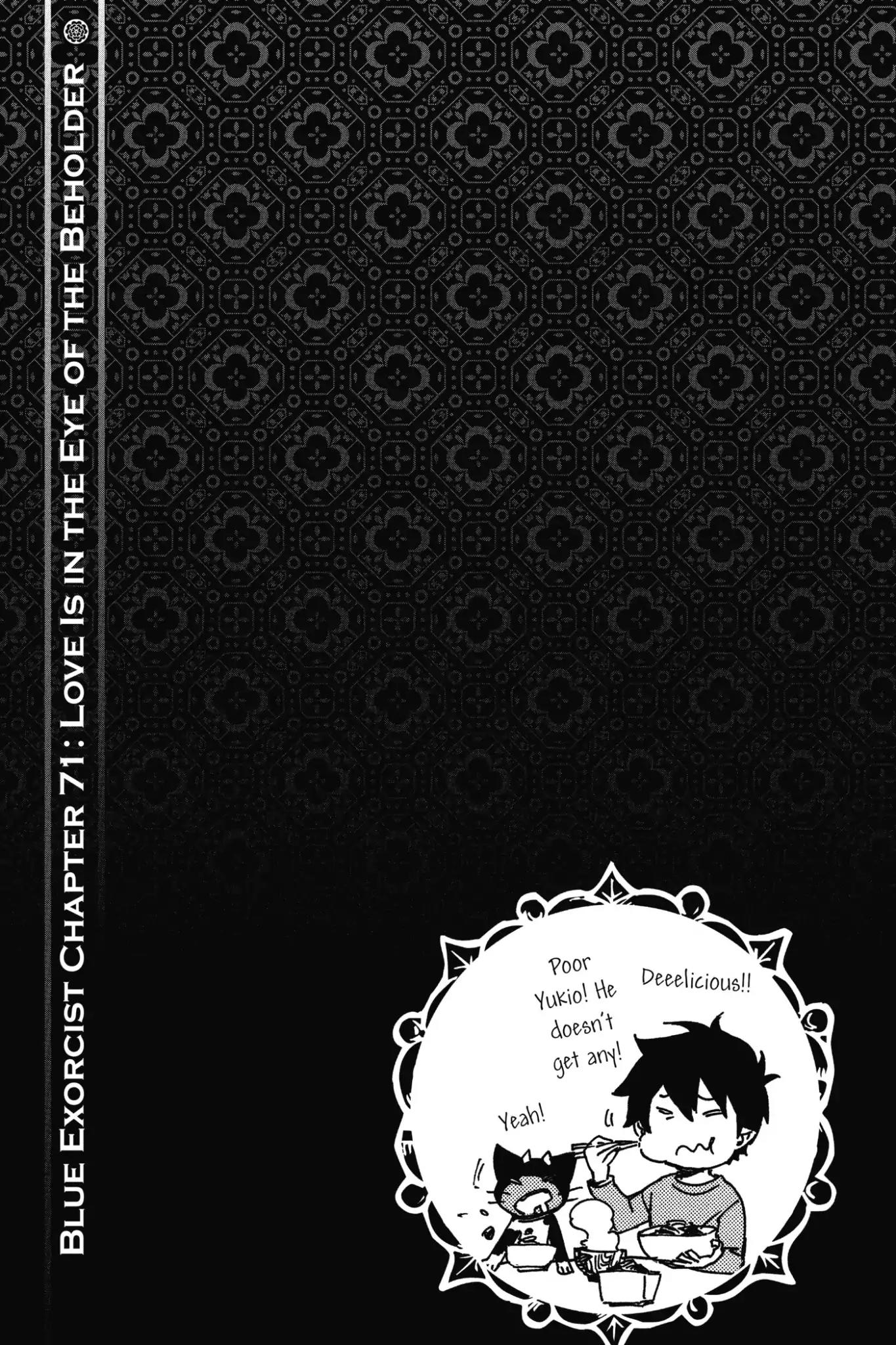 Ao no Exorcist Chapter 71 page 36 - Chapter 71: Love Is in the Eye of the Beholder