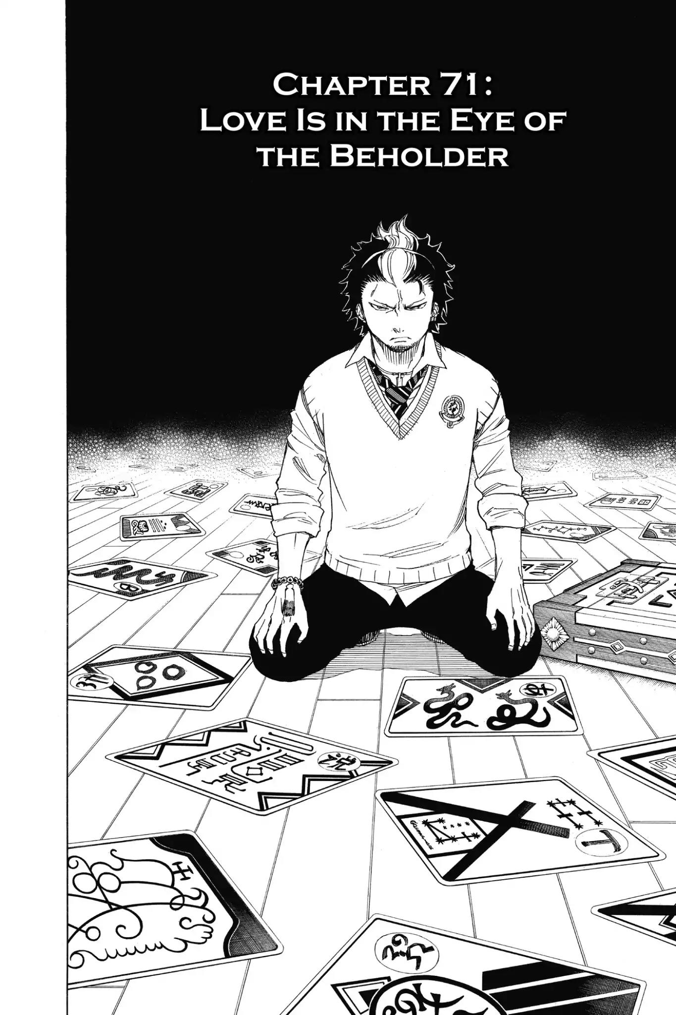 Ao no Exorcist Chapter 71 page 6 - Chapter 71: Love Is in the Eye of the Beholder