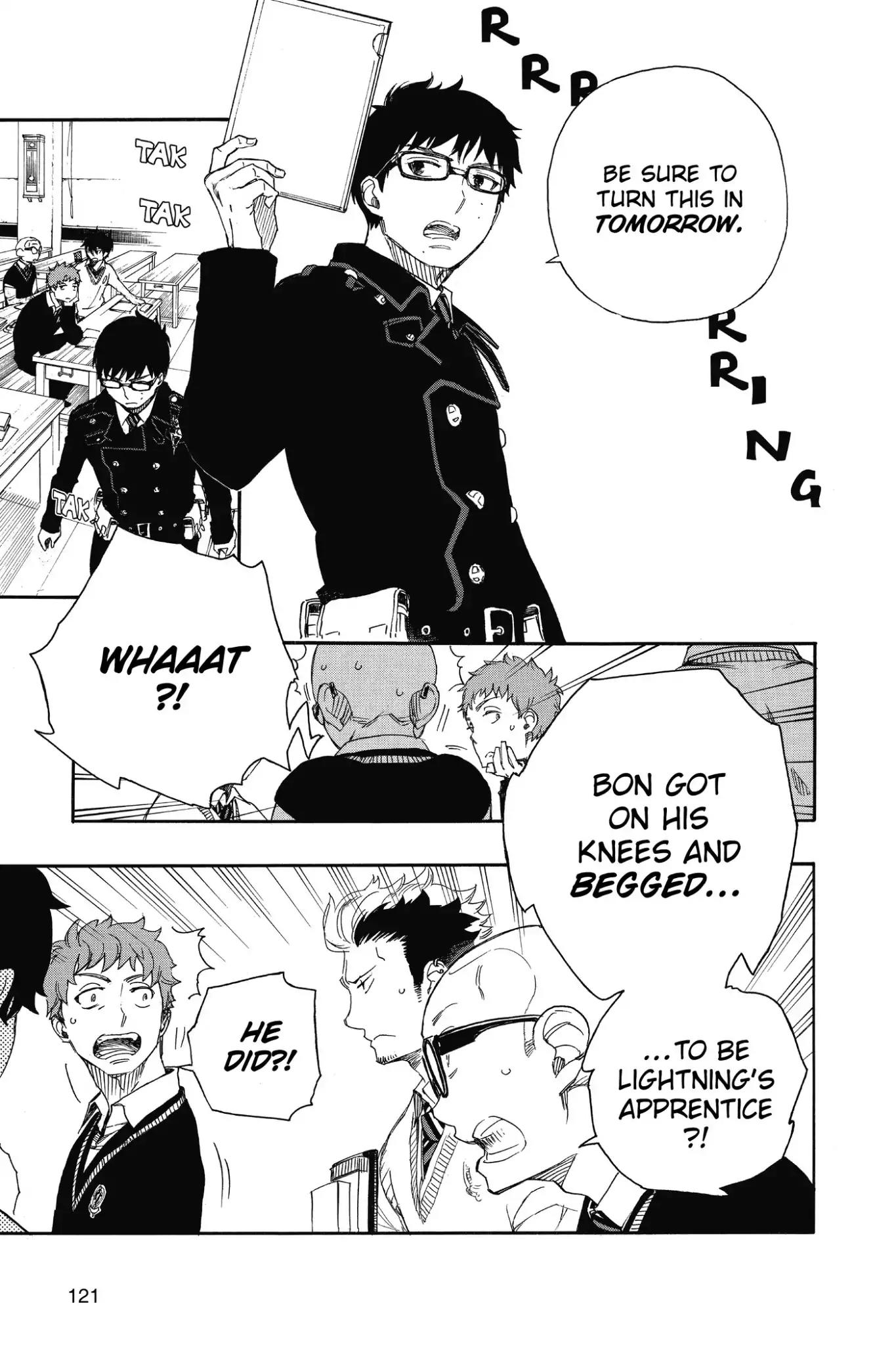 Ao no Exorcist Chapter 71 page 7 - Chapter 71: Love Is in the Eye of the Beholder