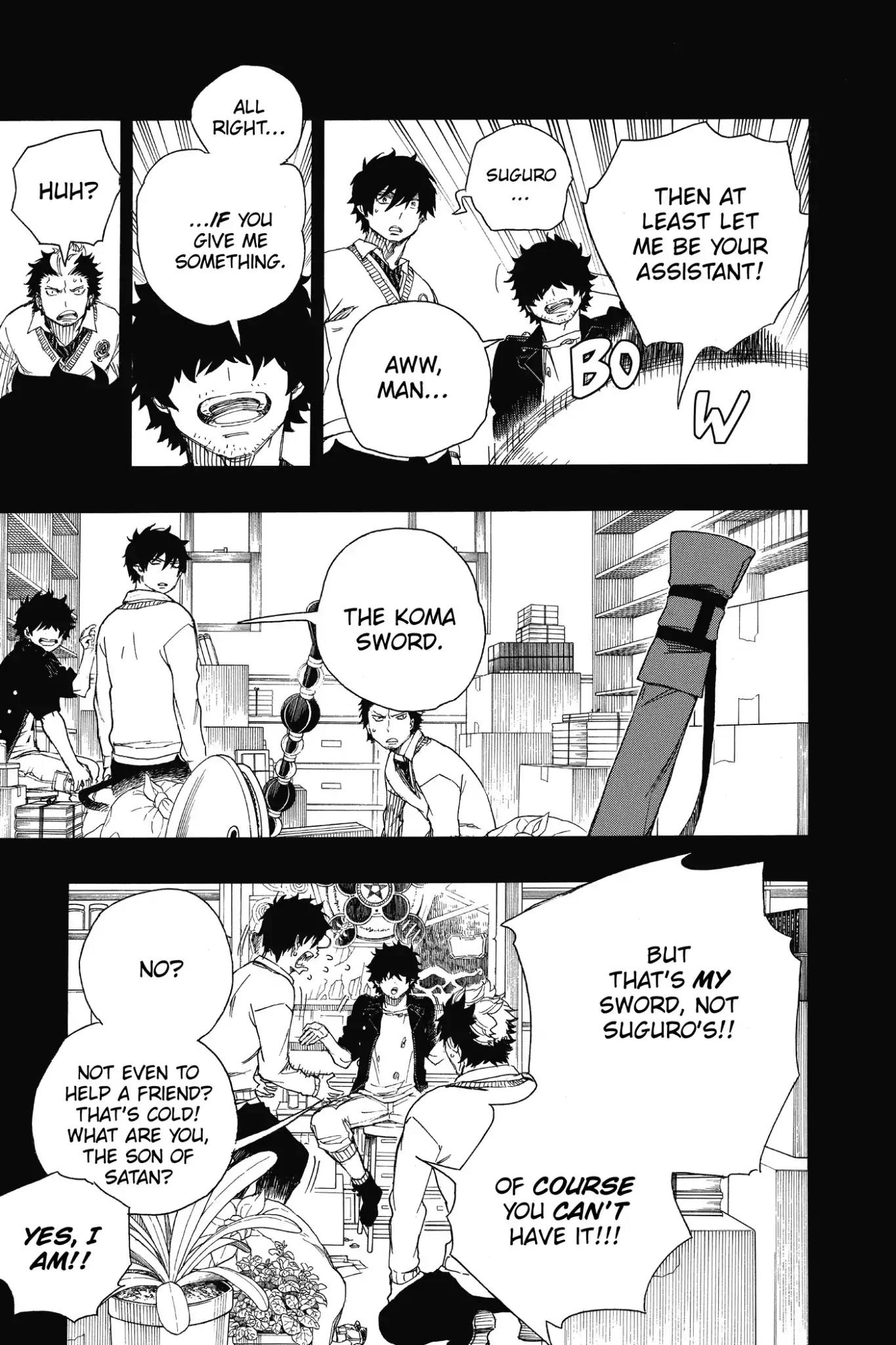 Ao no Exorcist Chapter 71 page 9 - Chapter 71: Love Is in the Eye of the Beholder