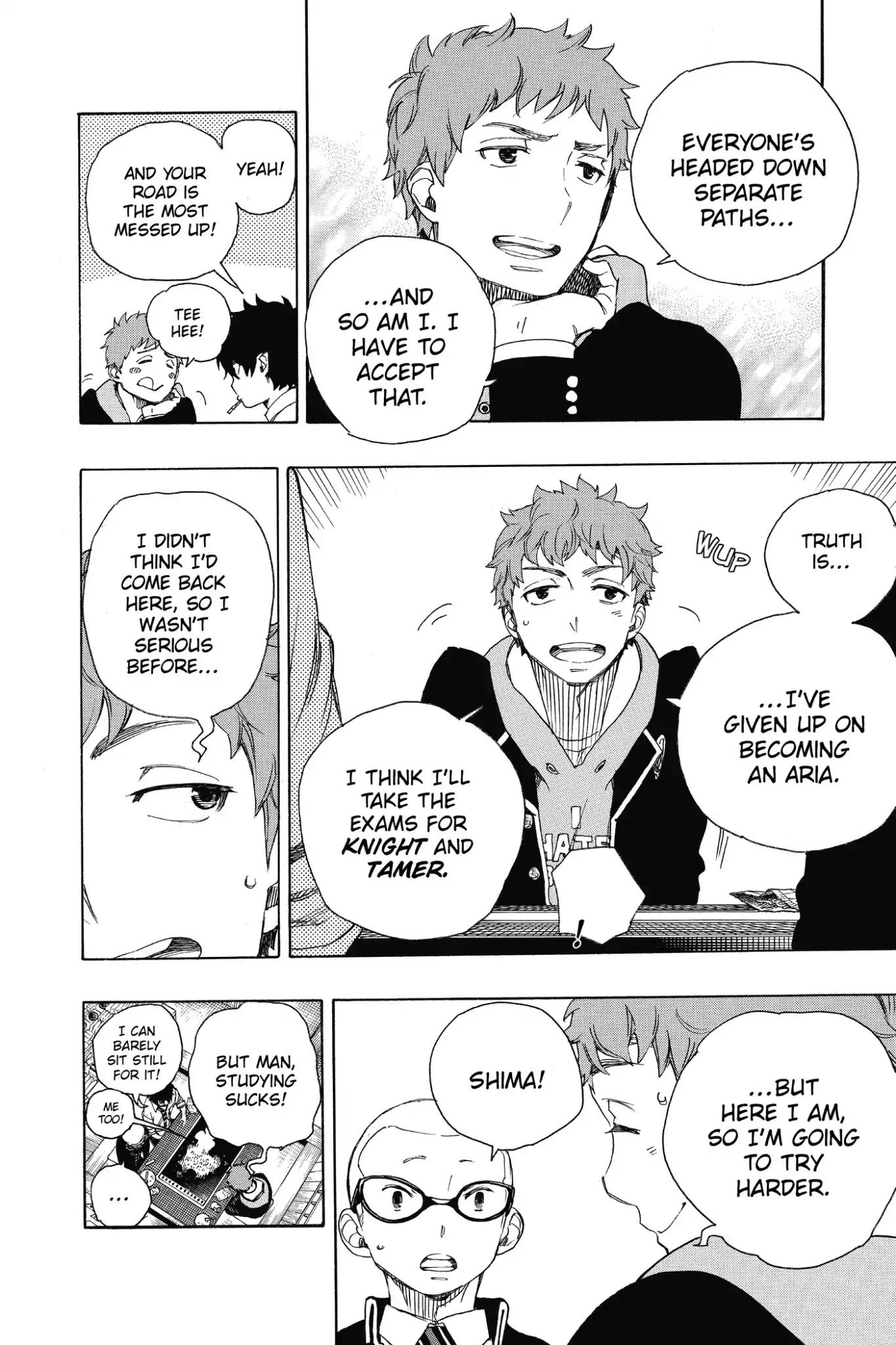 Ao no Exorcist Chapter 72 page 6 - Chapter 72: On The Way