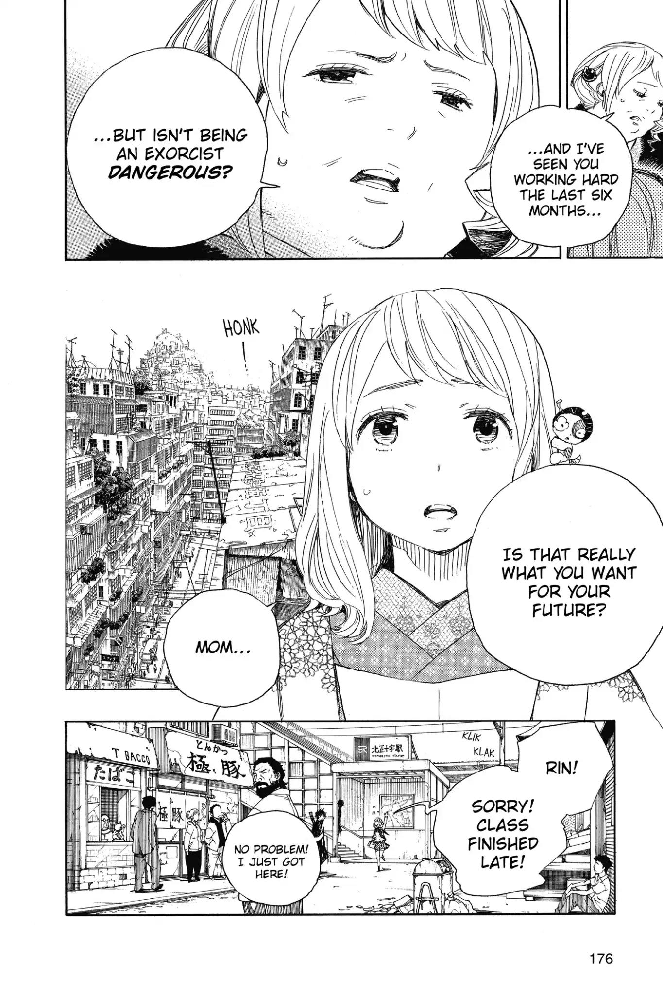 Ao no Exorcist Chapter 73 page 10 - Chapter 73: Love Awakens