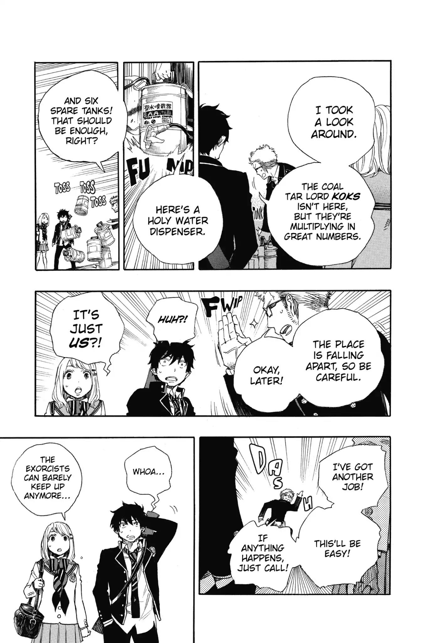 Ao no Exorcist Chapter 73 page 13 - Chapter 73: Love Awakens