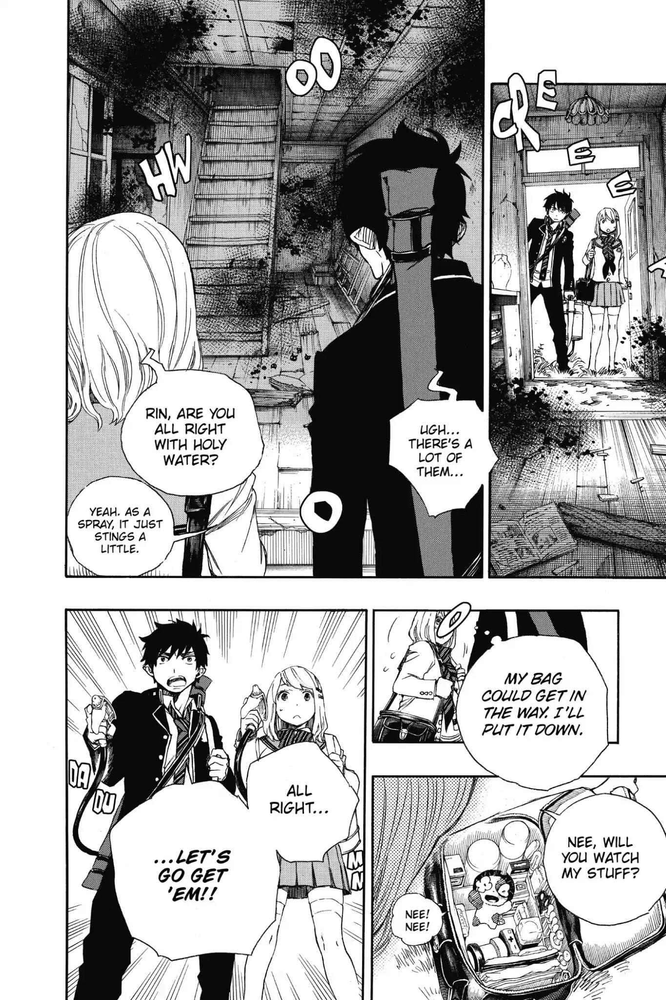 Ao no Exorcist Chapter 73 page 14 - Chapter 73: Love Awakens