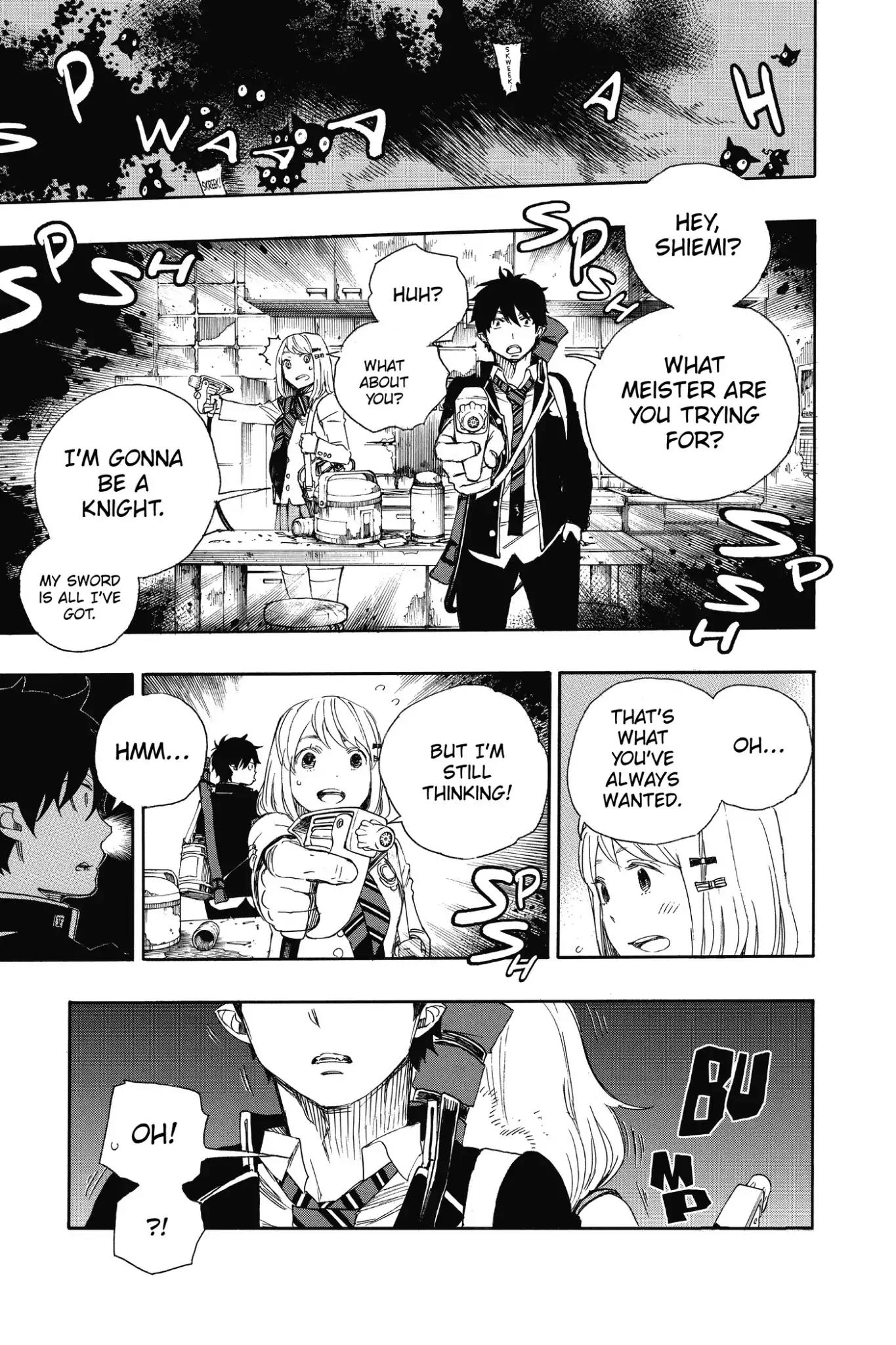 Ao no Exorcist Chapter 73 page 15 - Chapter 73: Love Awakens