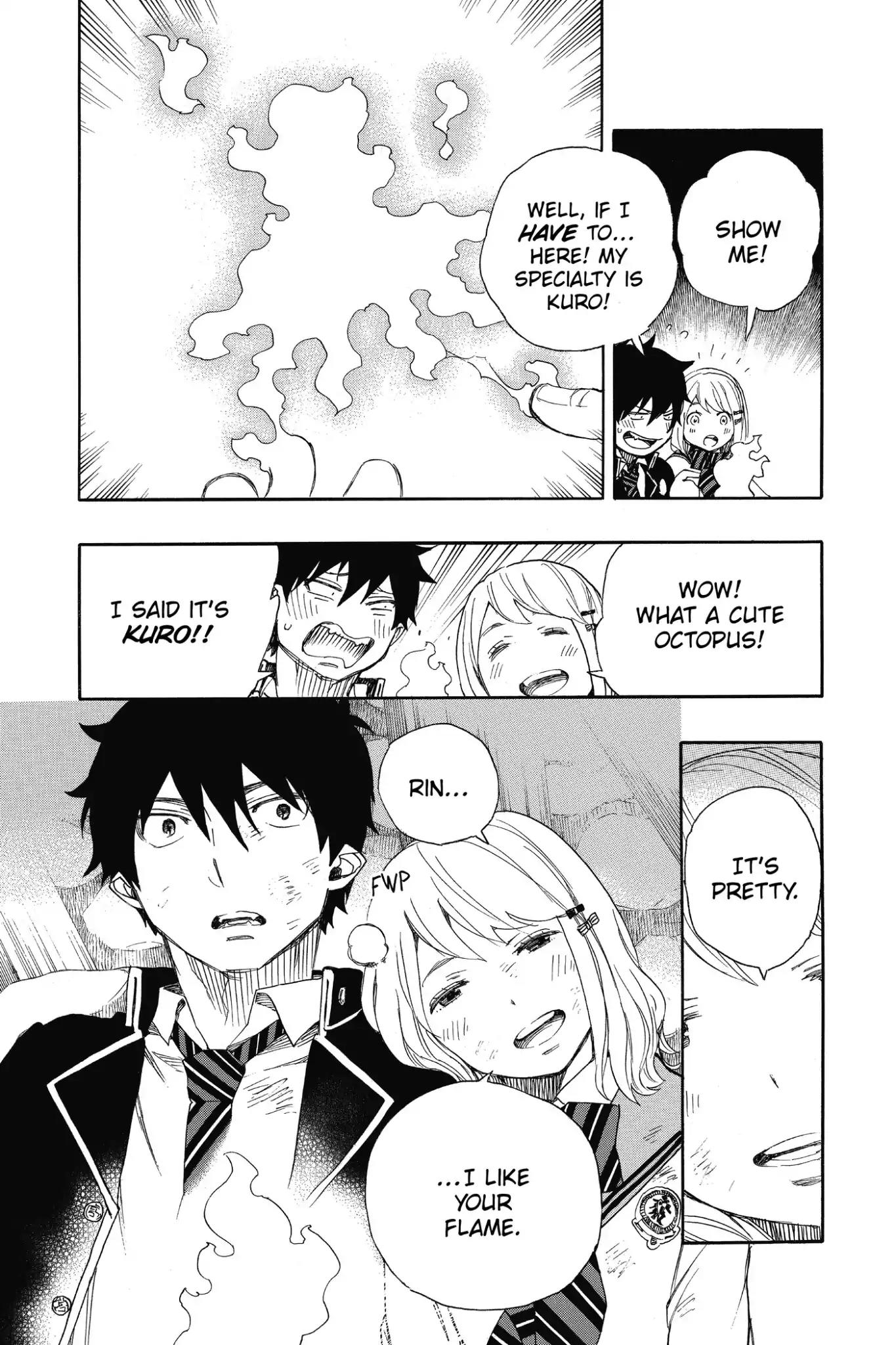 Ao no Exorcist Chapter 73 page 23 - Chapter 73: Love Awakens