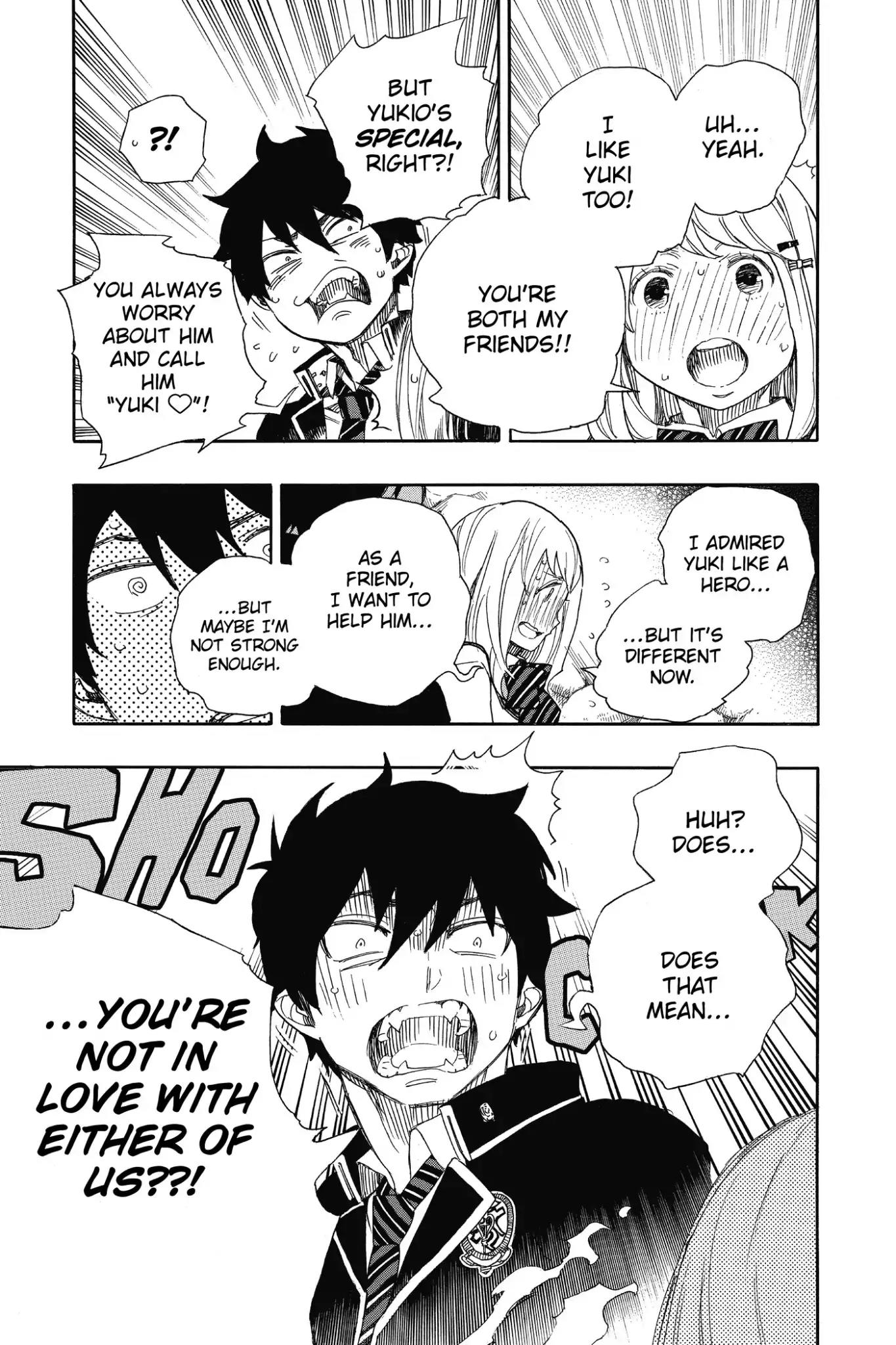 Ao no Exorcist Chapter 73 page 27 - Chapter 73: Love Awakens