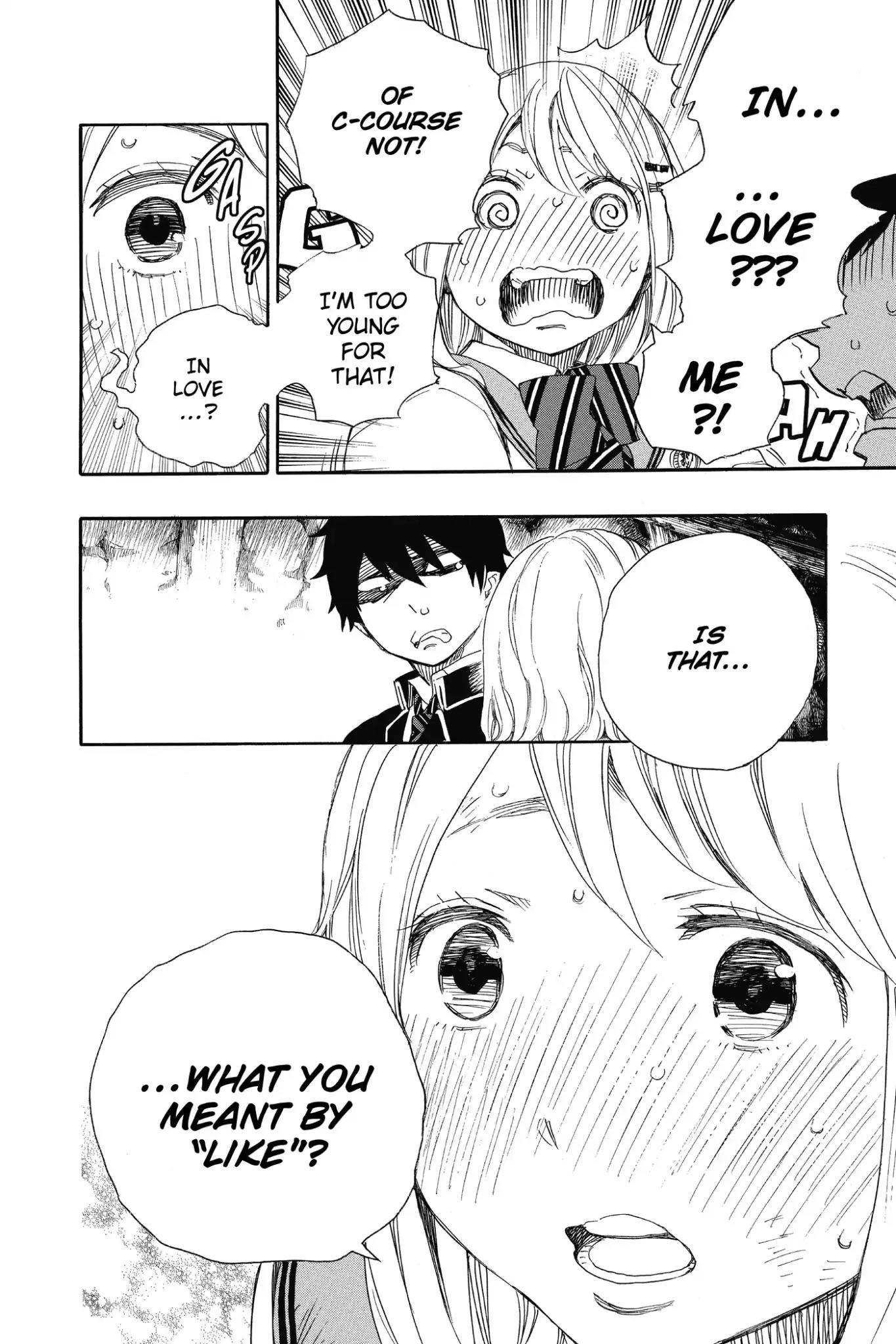 Ao no Exorcist Chapter 73 page 28 - Chapter 73: Love Awakens