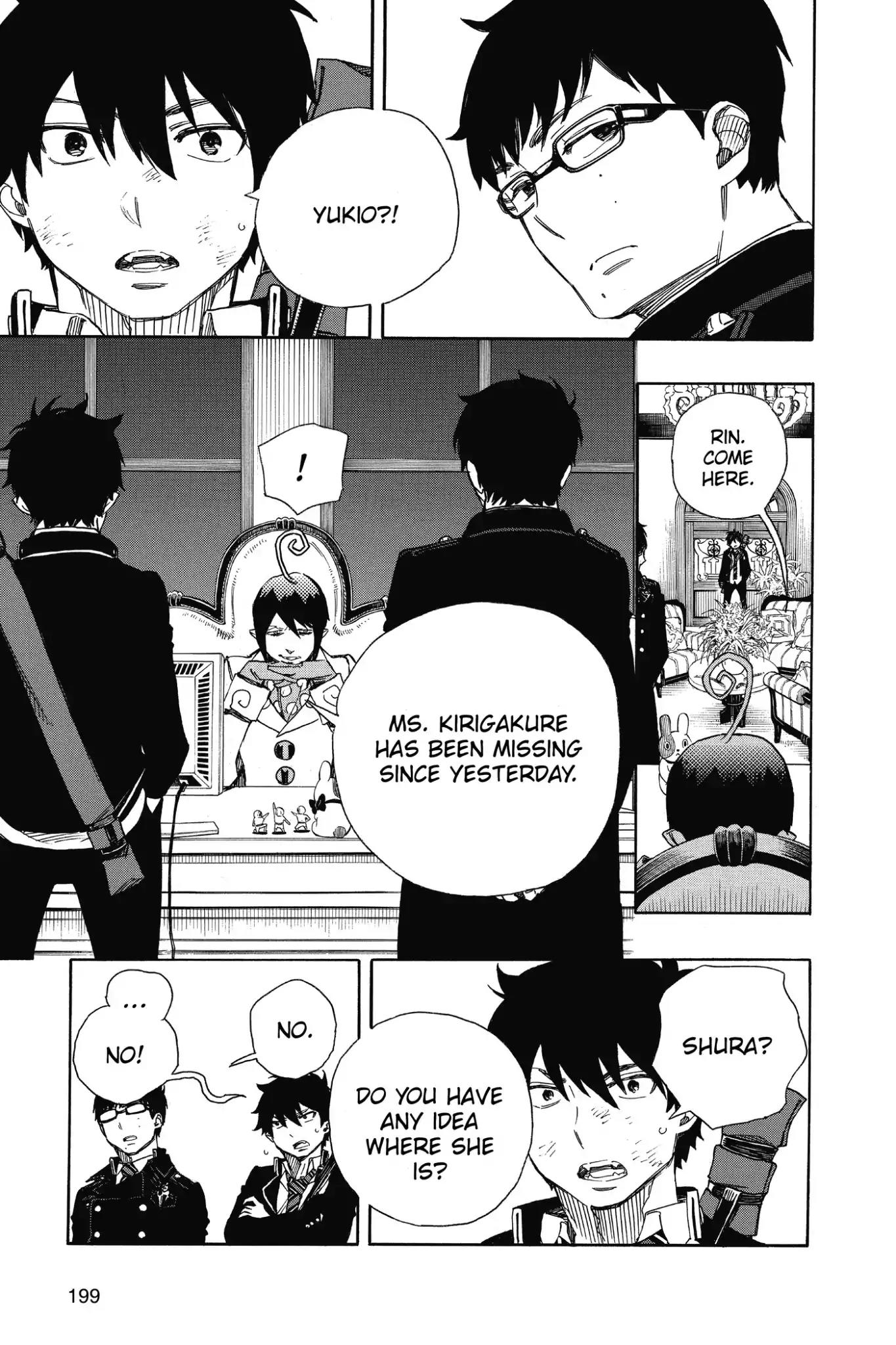 Ao no Exorcist Chapter 73 page 33 - Chapter 73: Love Awakens