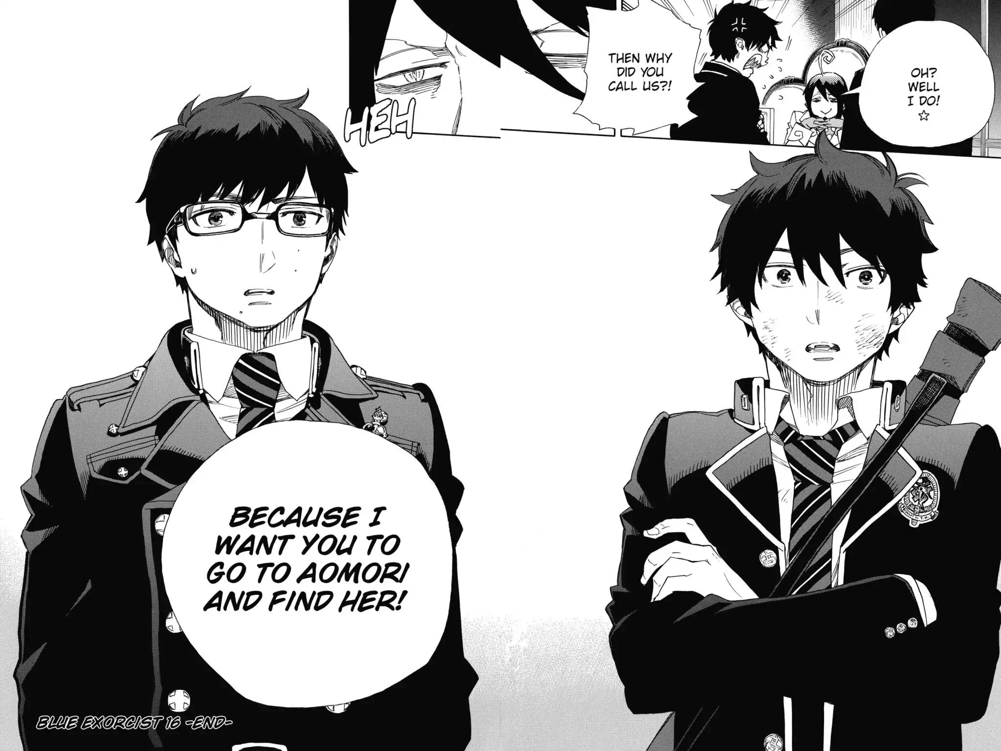 Ao no Exorcist Chapter 73 page 34 - Chapter 73: Love Awakens