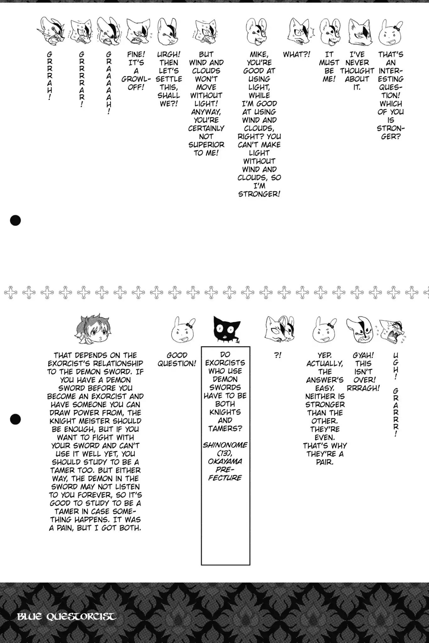 Ao no Exorcist Chapter 73 page 38 - Chapter 73: Love Awakens