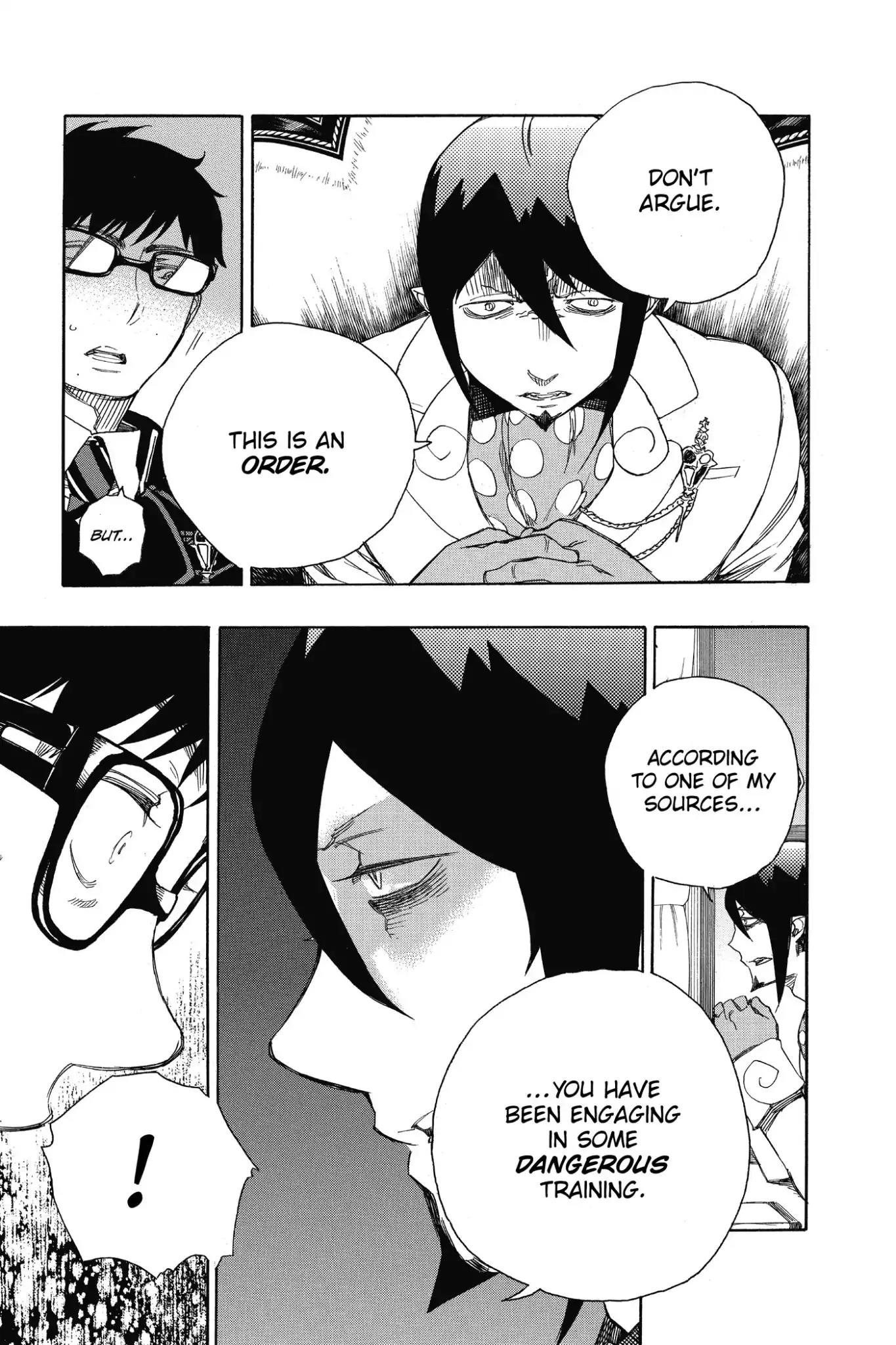 Ao no Exorcist Chapter 74 page 10 - Chapter 74: Hachinohe Station in the Snow