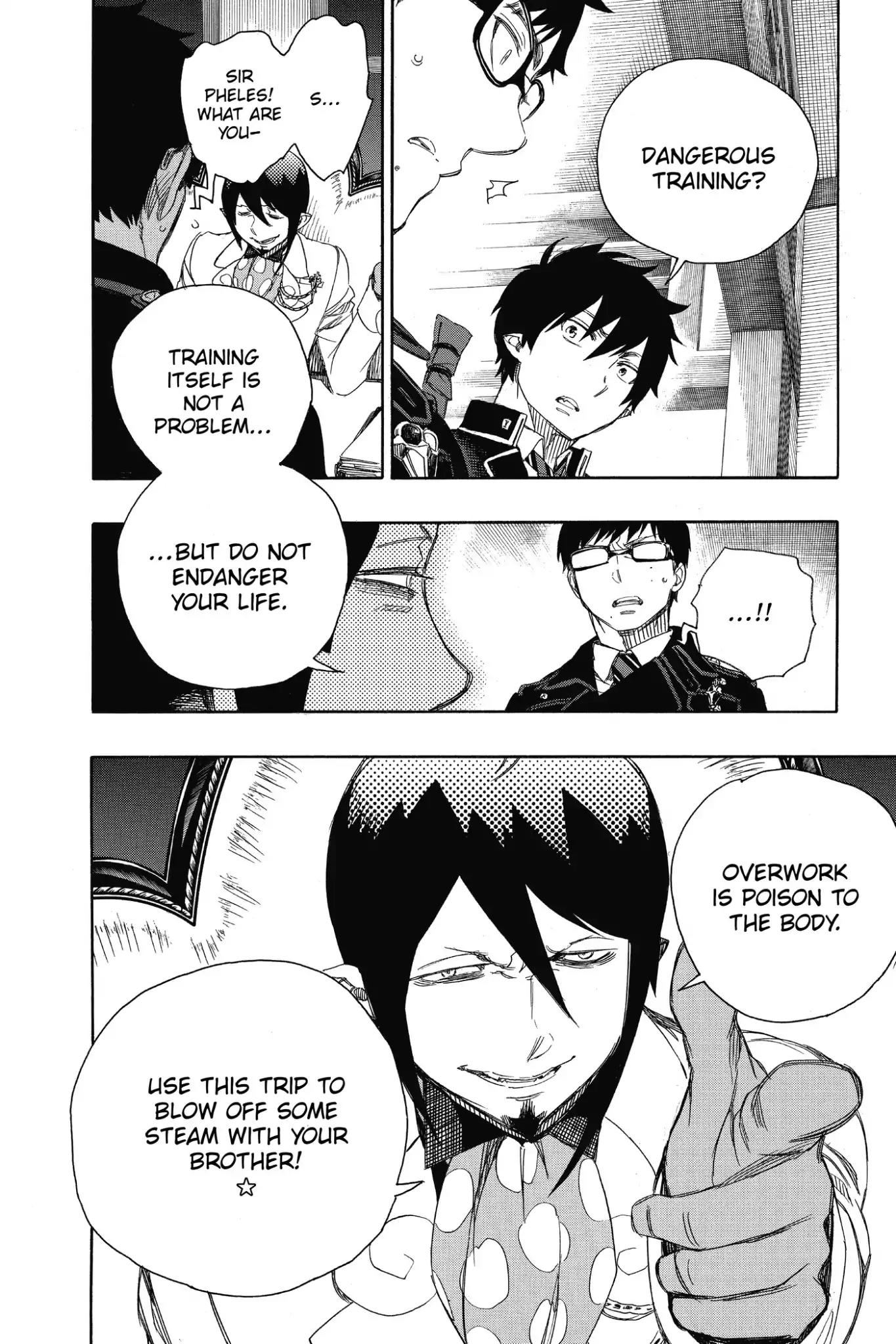 Ao no Exorcist Chapter 74 page 11 - Chapter 74: Hachinohe Station in the Snow