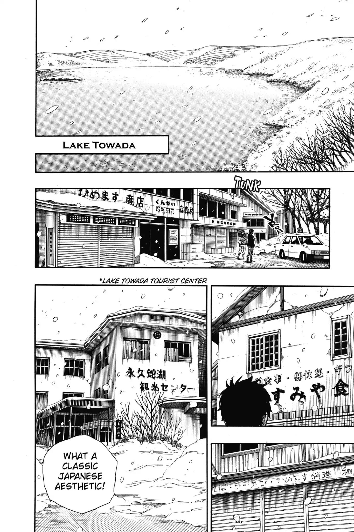 Ao no Exorcist Chapter 74 page 17 - Chapter 74: Hachinohe Station in the Snow