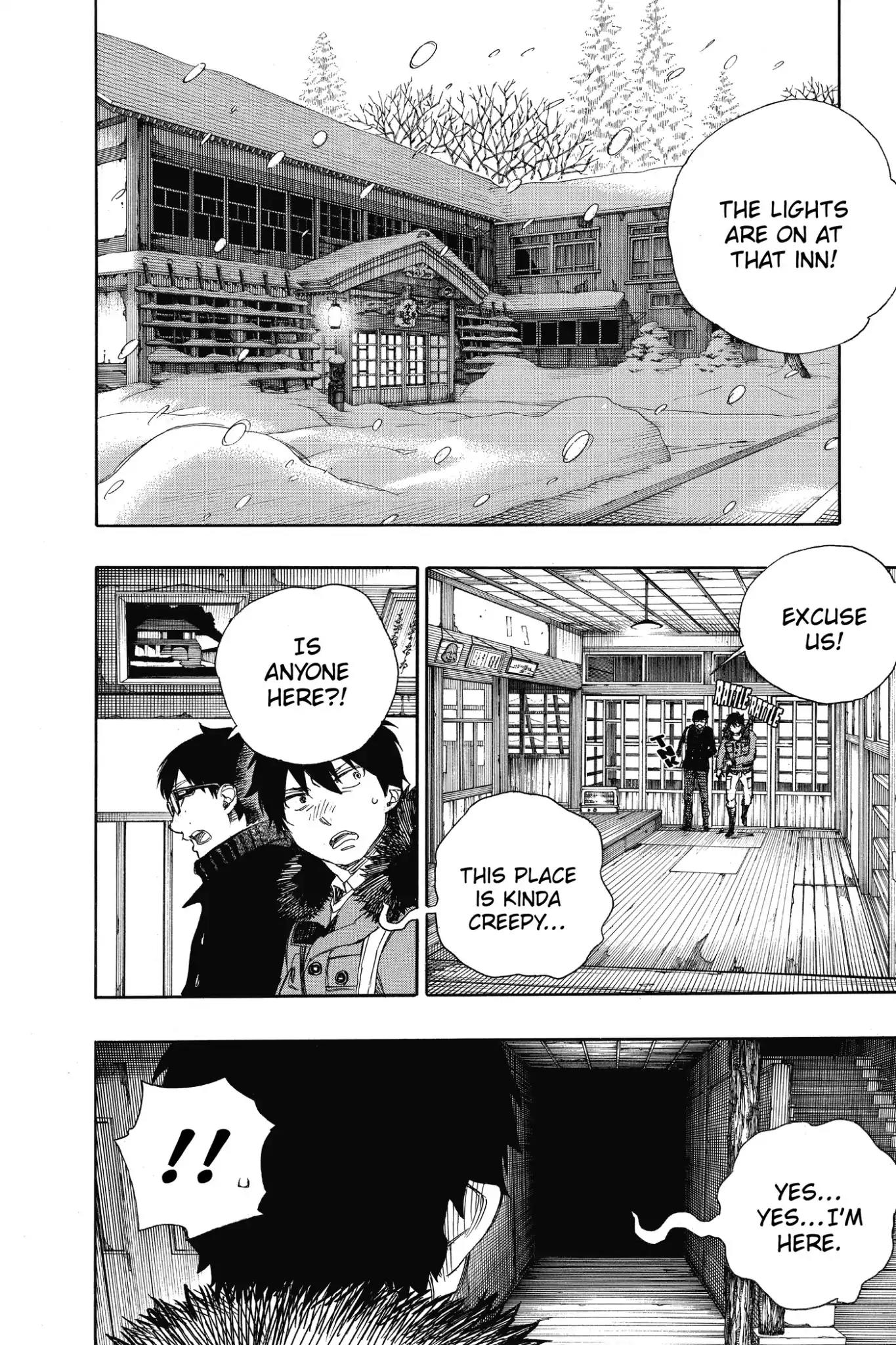 Ao no Exorcist Chapter 74 page 19 - Chapter 74: Hachinohe Station in the Snow
