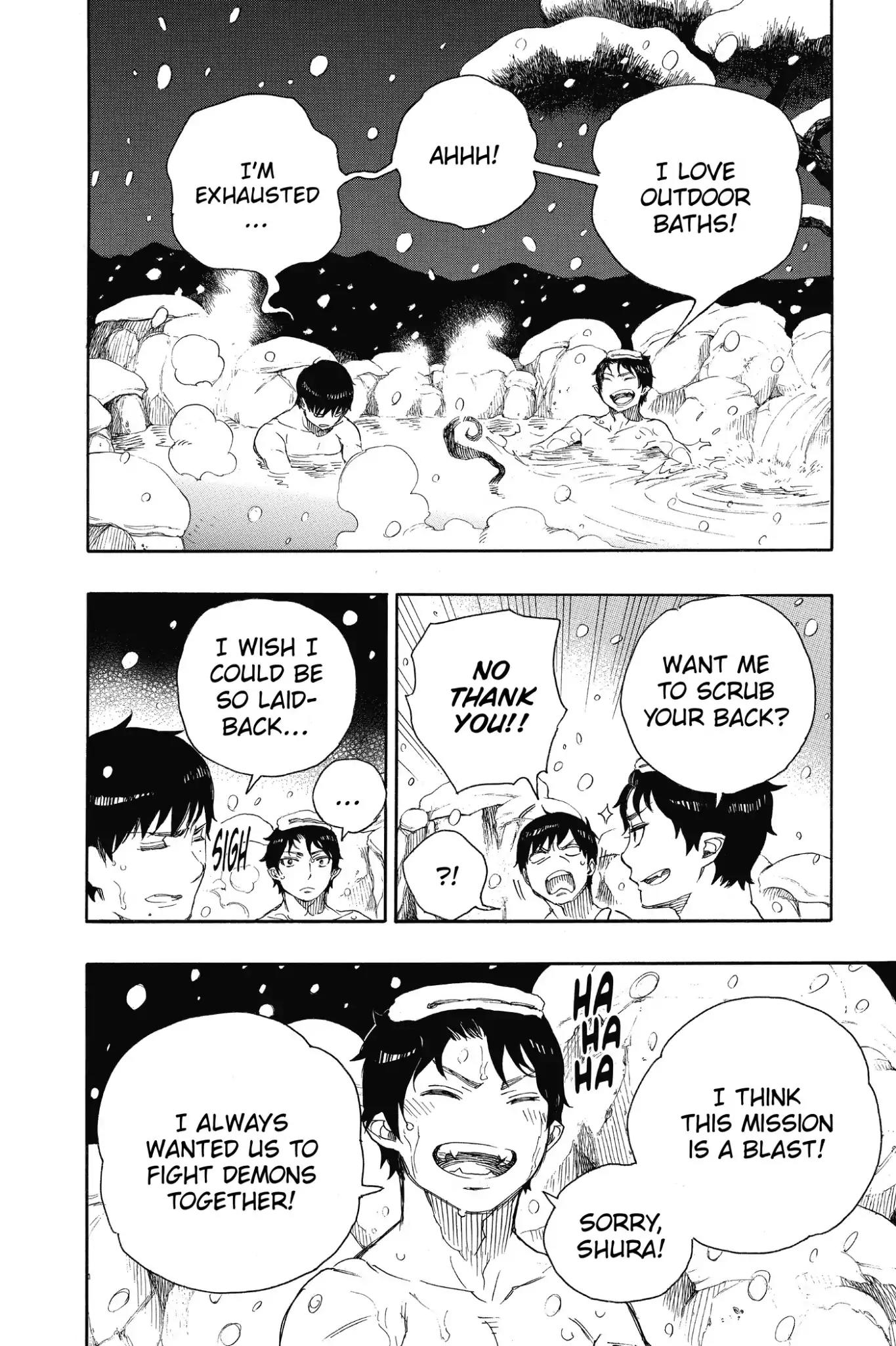 Ao no Exorcist Chapter 74 page 23 - Chapter 74: Hachinohe Station in the Snow