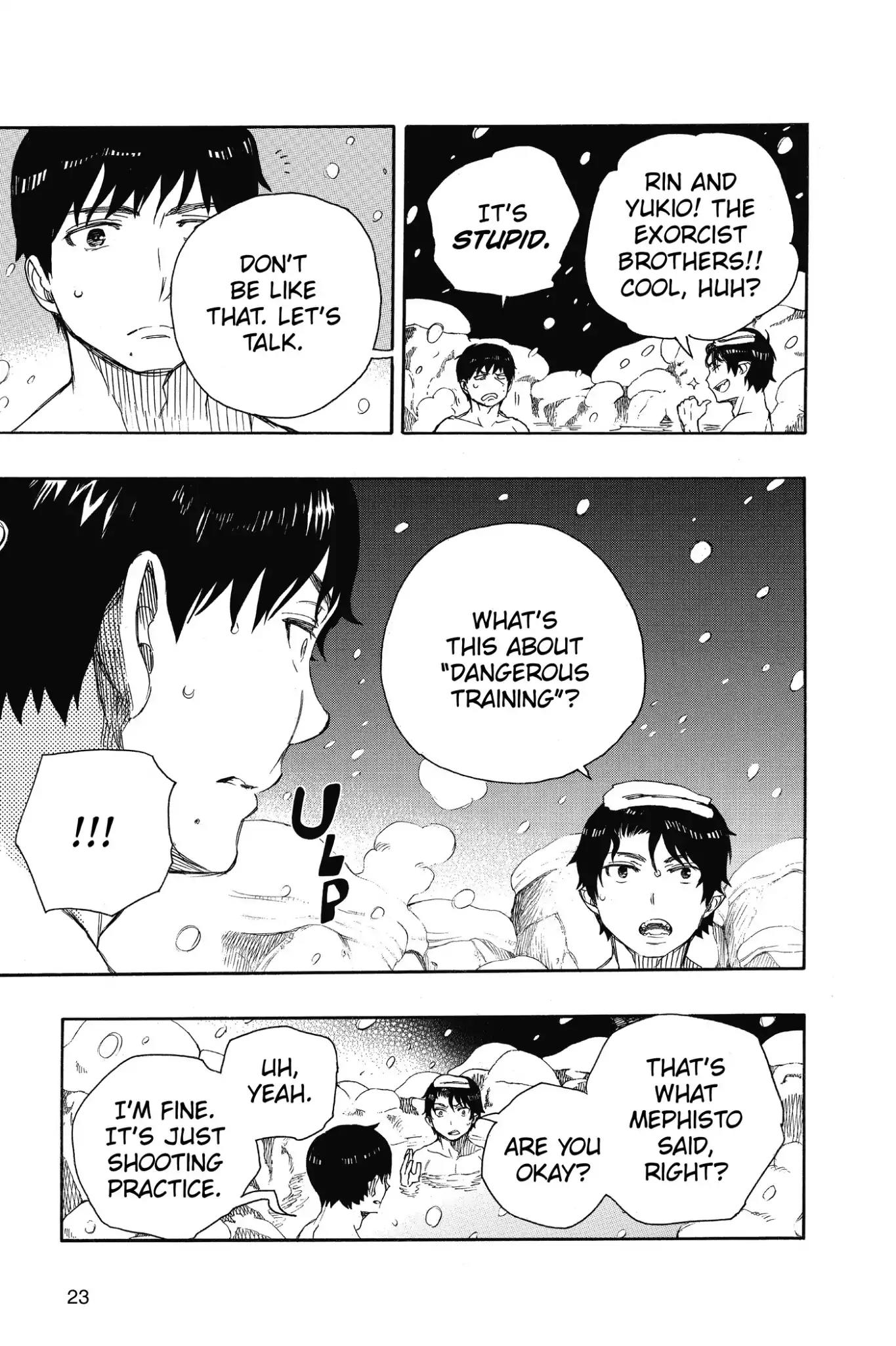 Ao no Exorcist Chapter 74 page 24 - Chapter 74: Hachinohe Station in the Snow