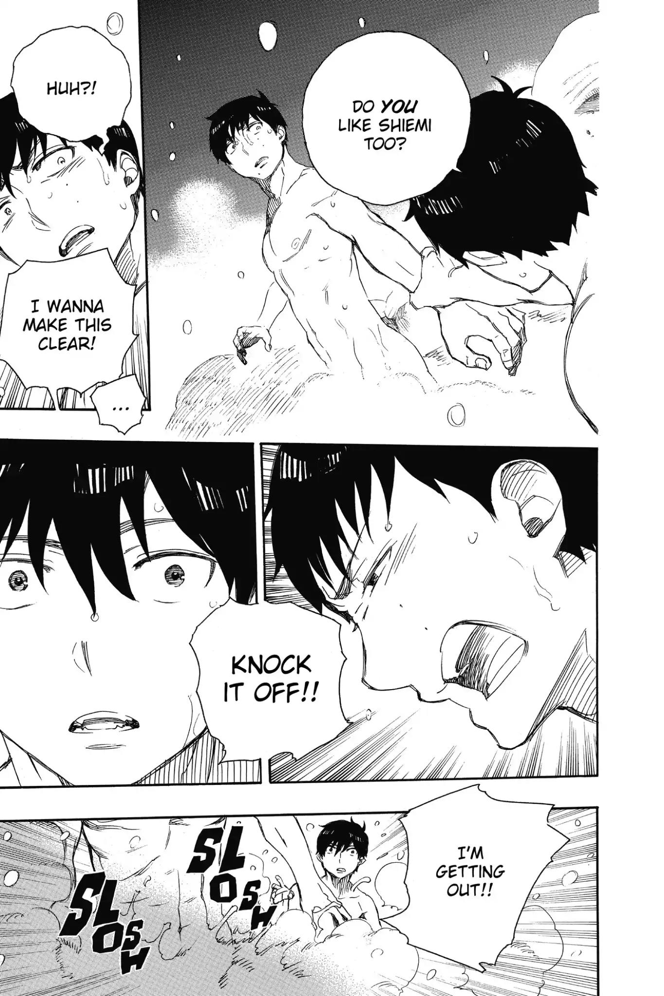 Ao no Exorcist Chapter 74 page 28 - Chapter 74: Hachinohe Station in the Snow
