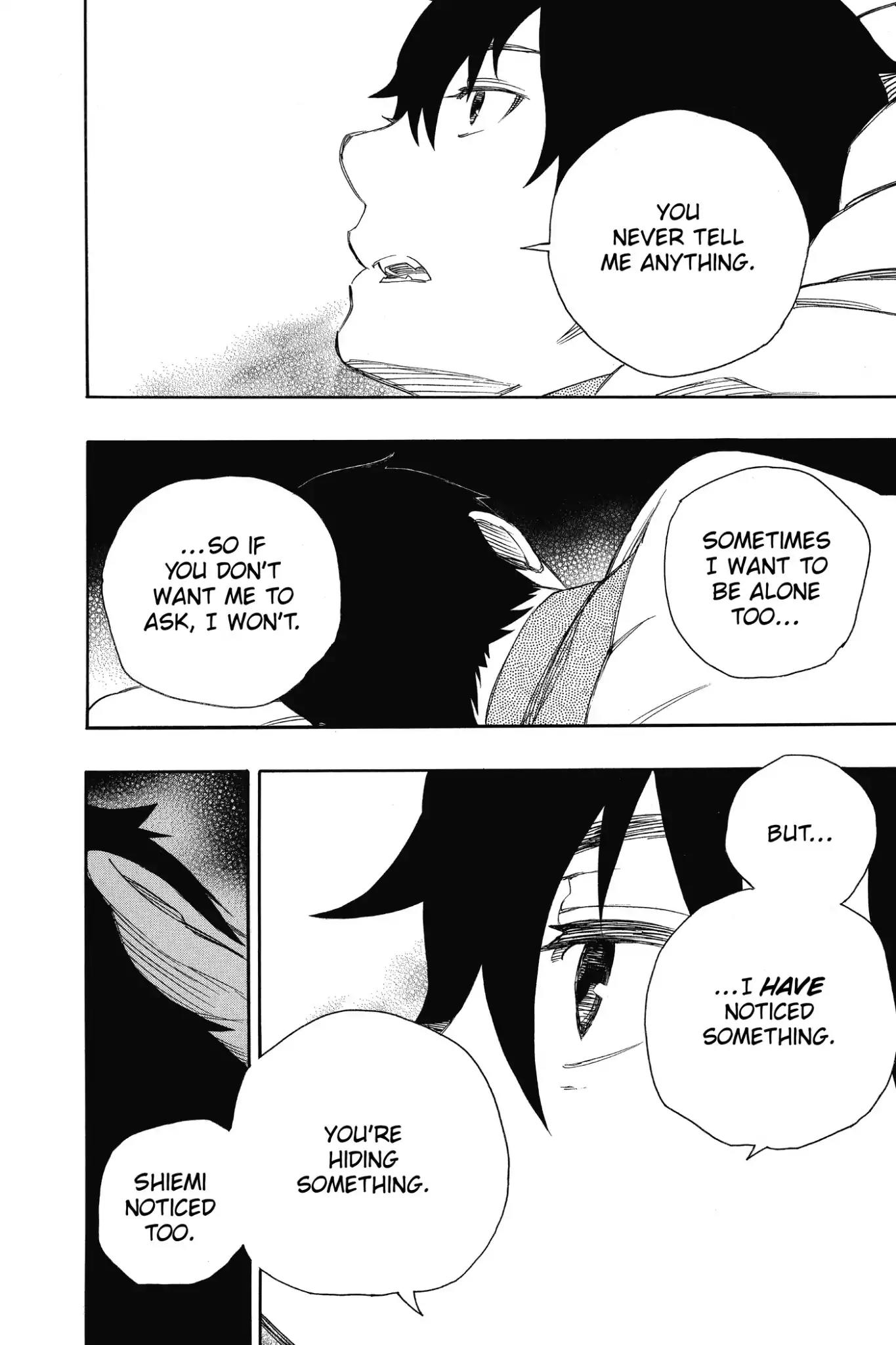 Ao no Exorcist Chapter 74 page 31 - Chapter 74: Hachinohe Station in the Snow