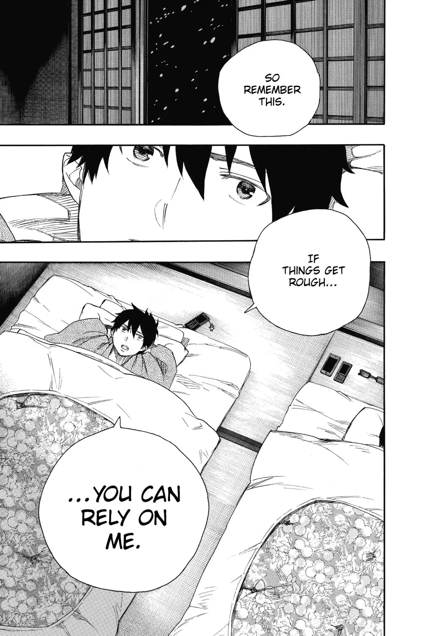 Ao no Exorcist Chapter 74 page 32 - Chapter 74: Hachinohe Station in the Snow