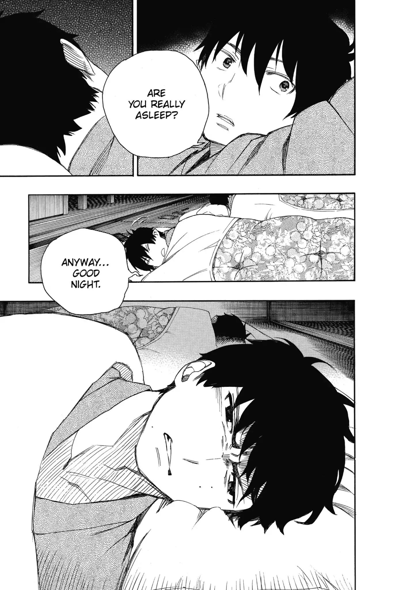 Ao no Exorcist Chapter 74 page 34 - Chapter 74: Hachinohe Station in the Snow