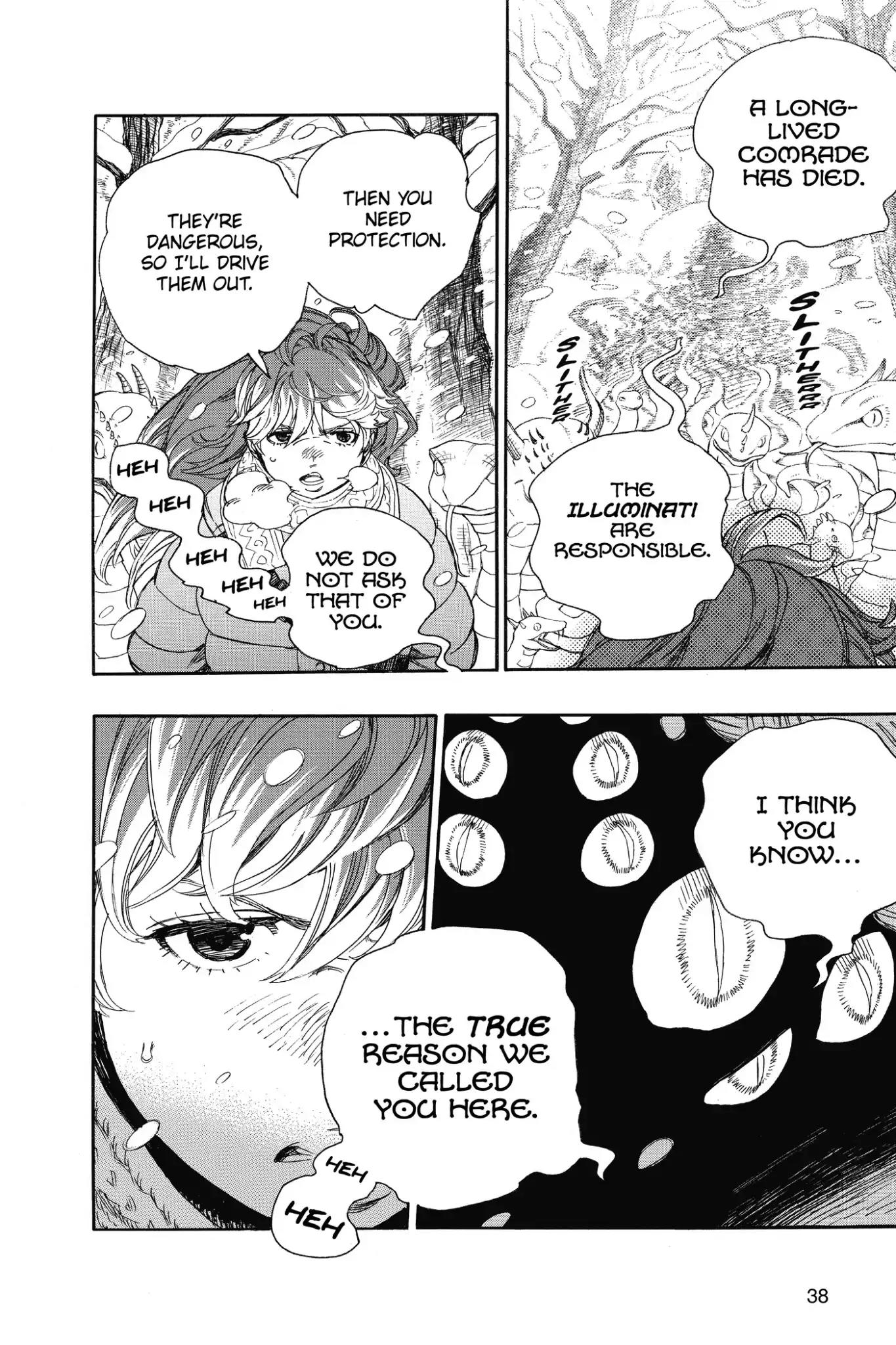 Ao no Exorcist Chapter 74 page 39 - Chapter 74: Hachinohe Station in the Snow