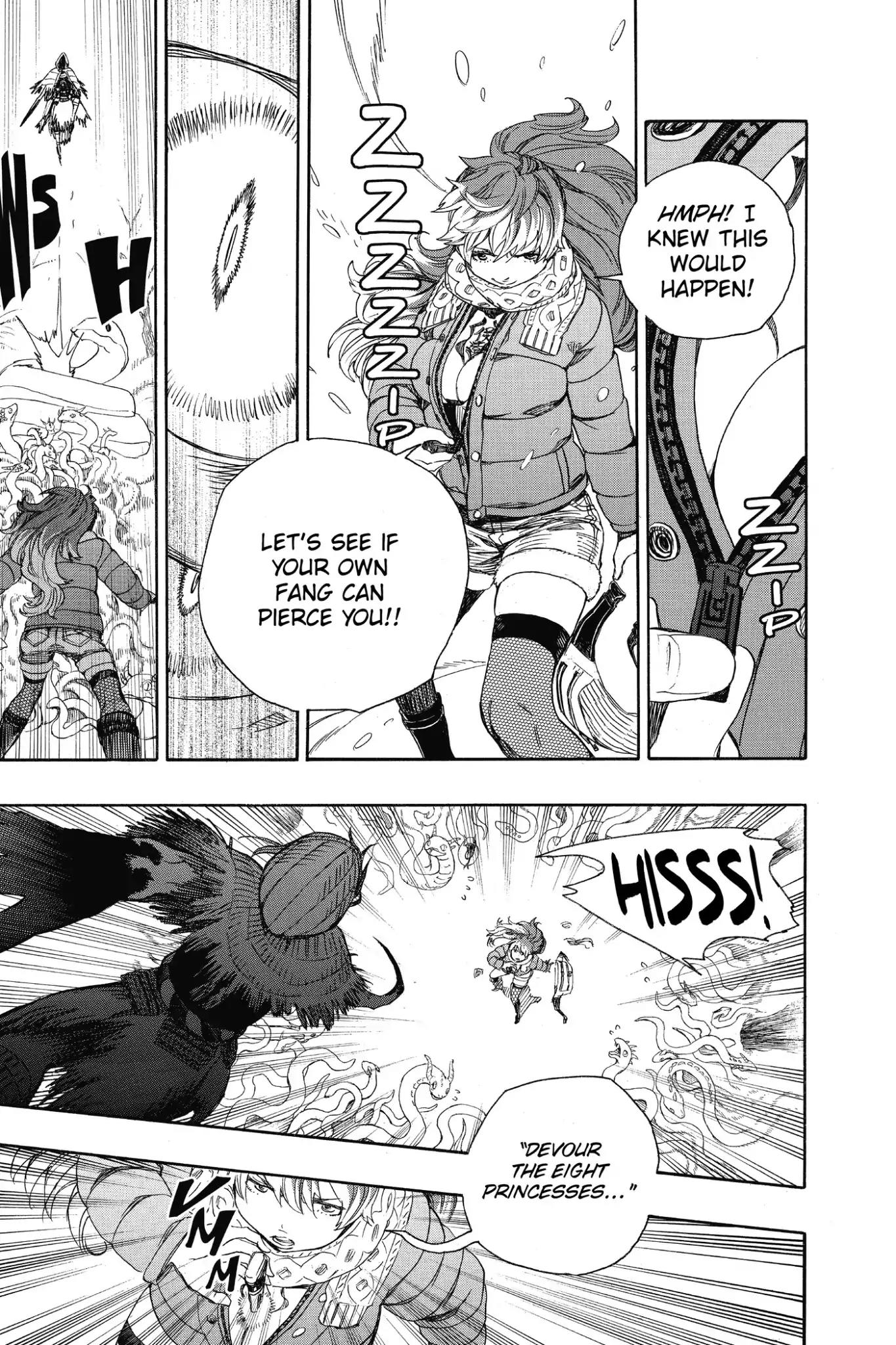 Ao no Exorcist Chapter 75 page 11 - Chapter 75: Frozen Serpent