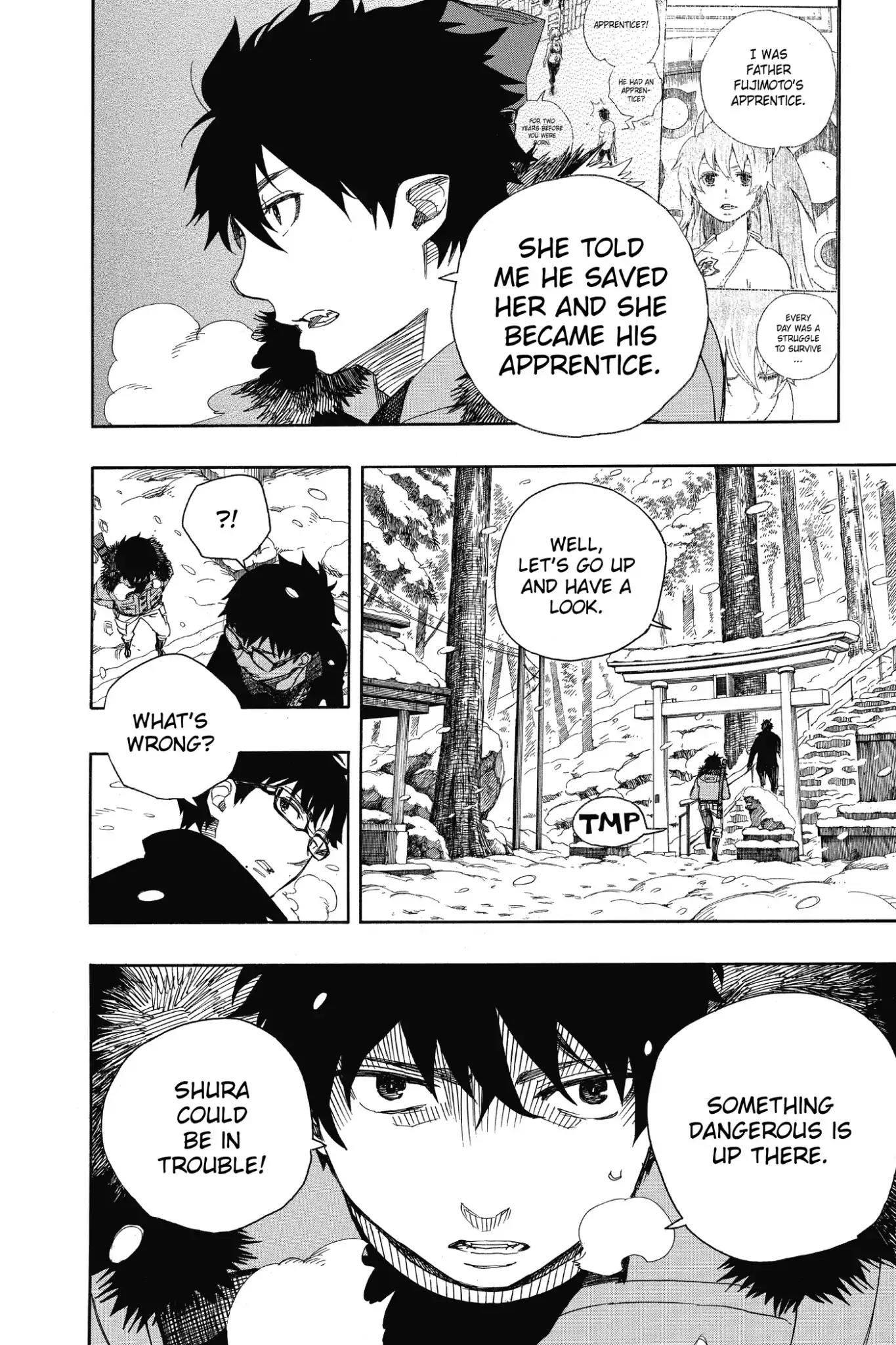 Ao no Exorcist Chapter 75 page 17 - Chapter 75: Frozen Serpent