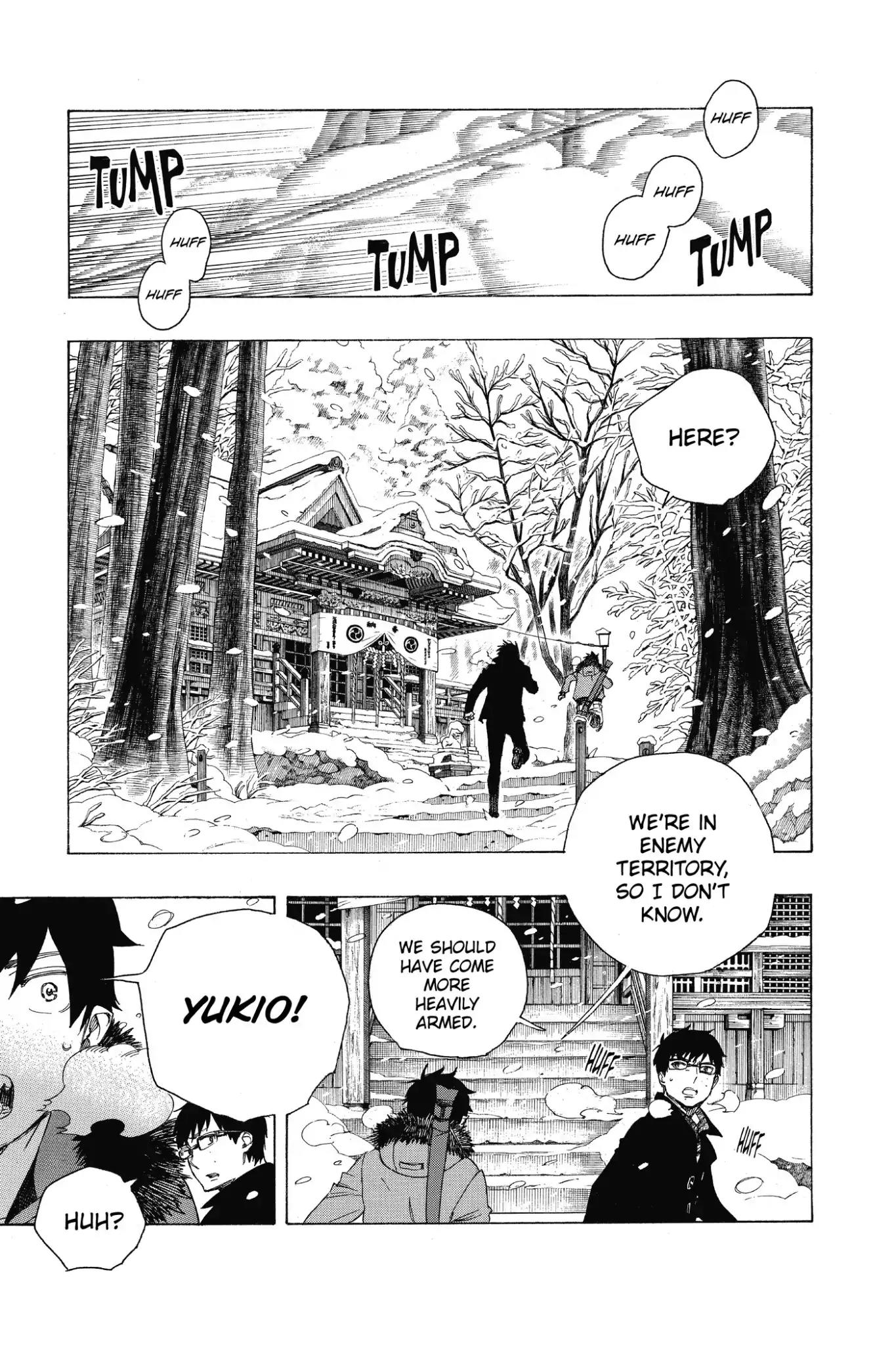 Ao no Exorcist Chapter 75 page 18 - Chapter 75: Frozen Serpent