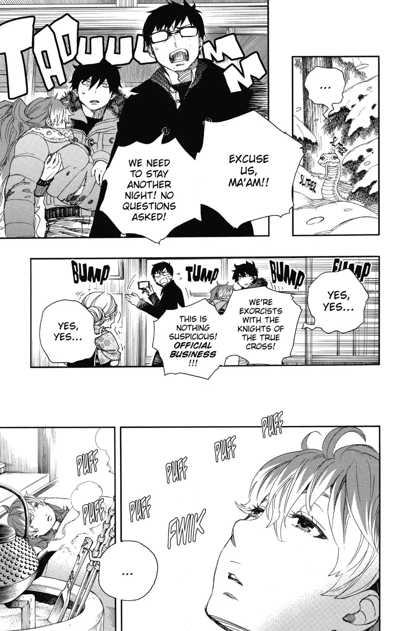 Ao no Exorcist Chapter 75 page 20 - Chapter 75: Frozen Serpent