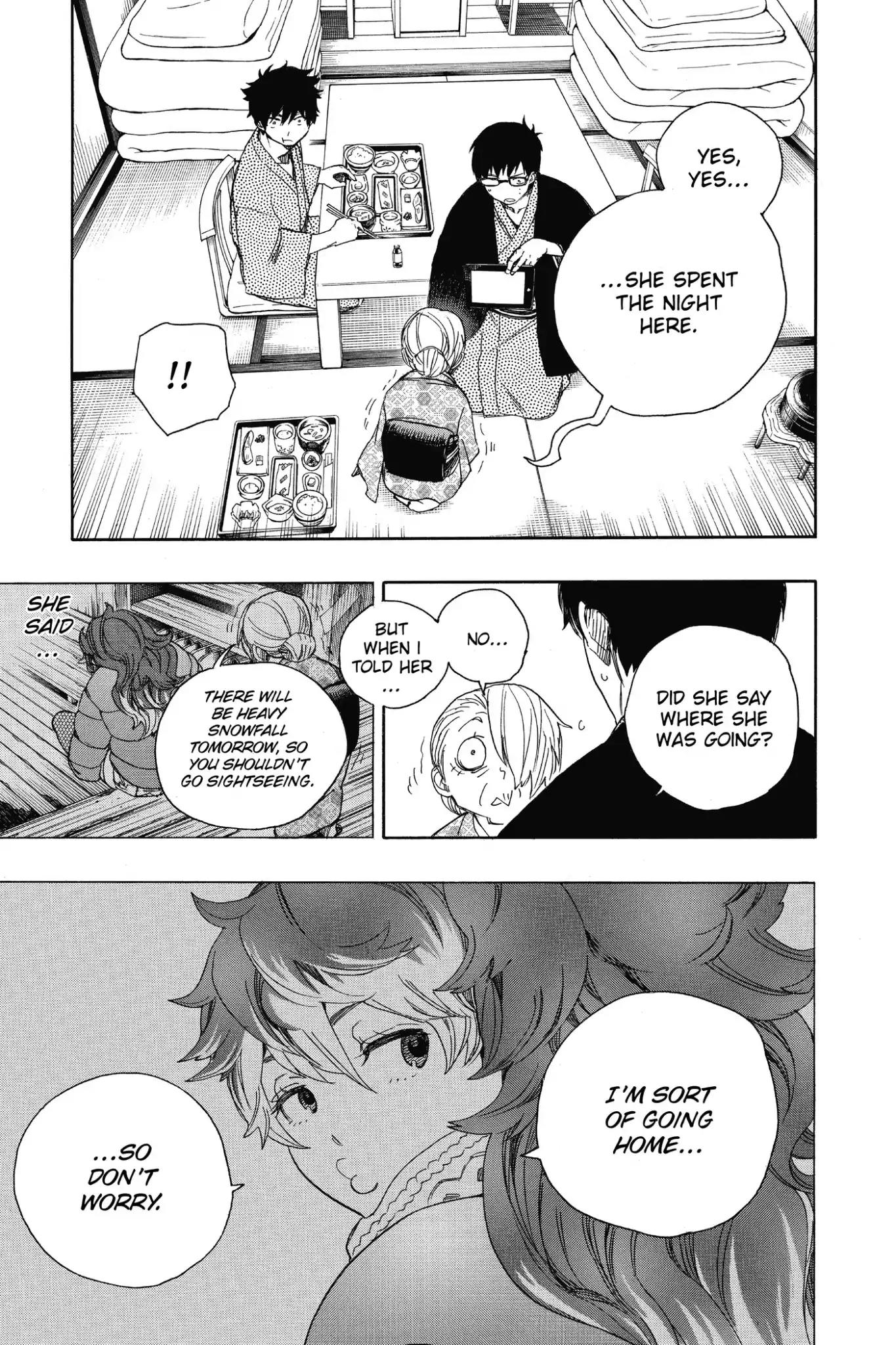 Ao no Exorcist Chapter 75 page 3 - Chapter 75: Frozen Serpent