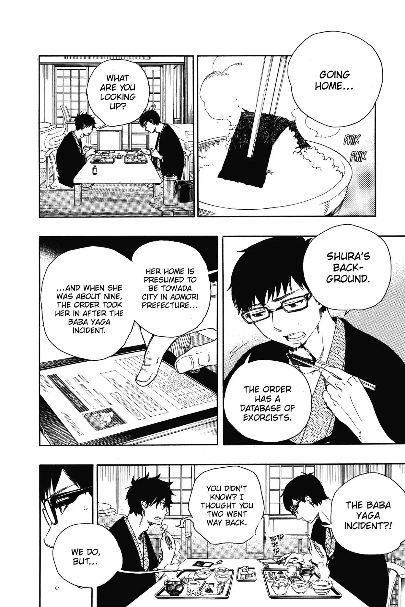 Ao no Exorcist Chapter 75 page 4 - Chapter 75: Frozen Serpent