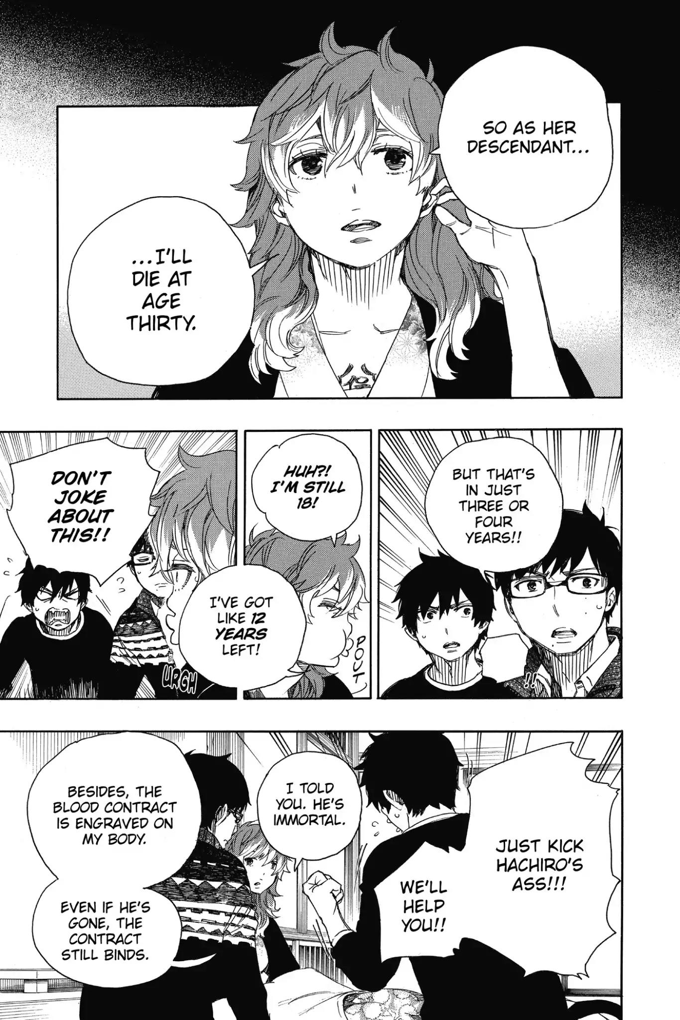 Ao no Exorcist Chapter 76 page 11 - Chapter 76: Goodbye to You