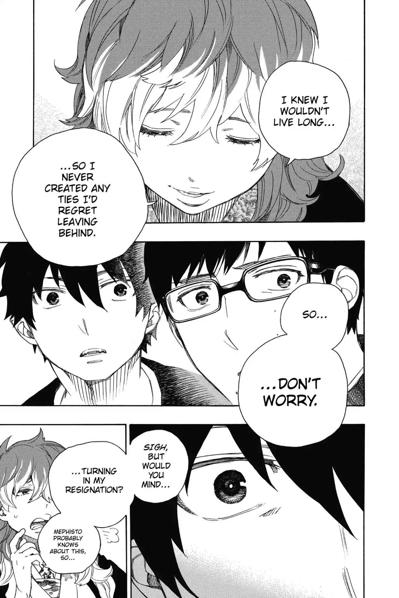 Ao no Exorcist Chapter 76 page 13 - Chapter 76: Goodbye to You