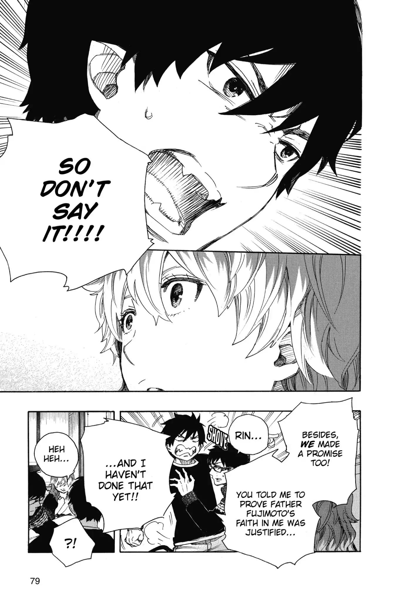 Ao no Exorcist Chapter 76 page 15 - Chapter 76: Goodbye to You