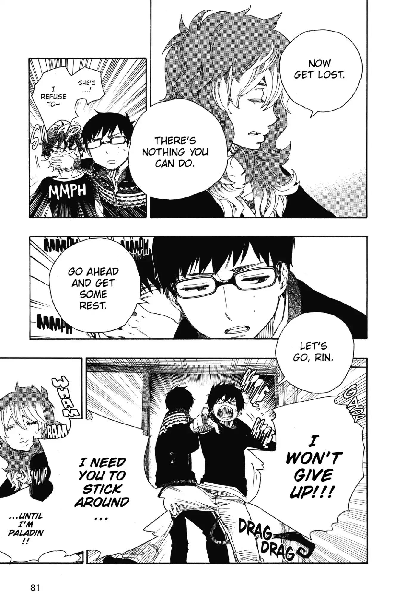 Ao no Exorcist Chapter 76 page 17 - Chapter 76: Goodbye to You
