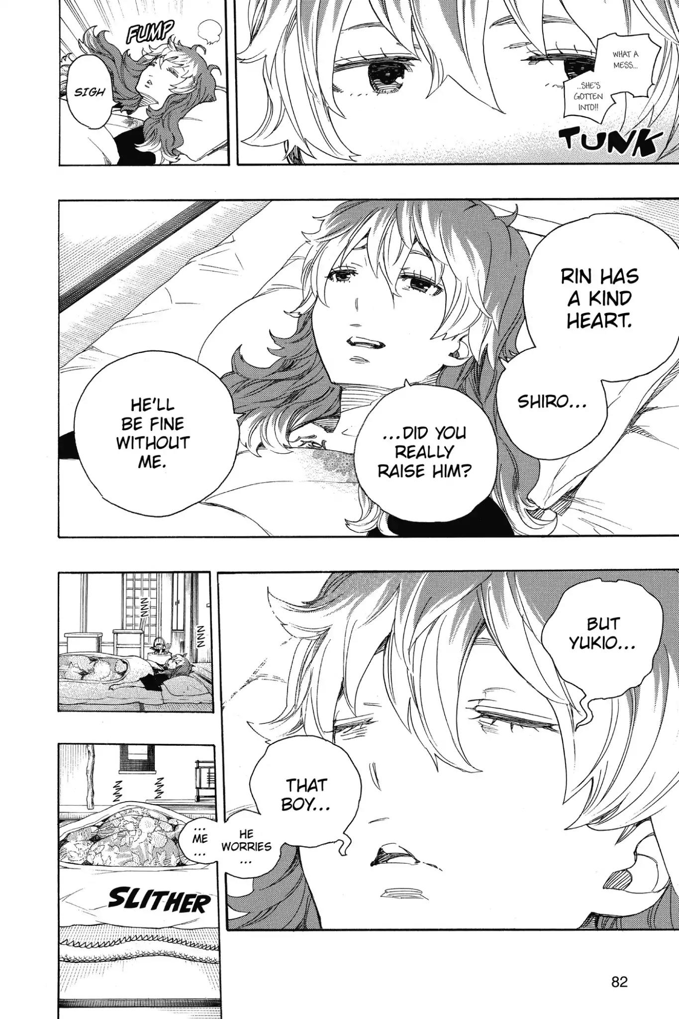 Ao no Exorcist Chapter 76 page 18 - Chapter 76: Goodbye to You