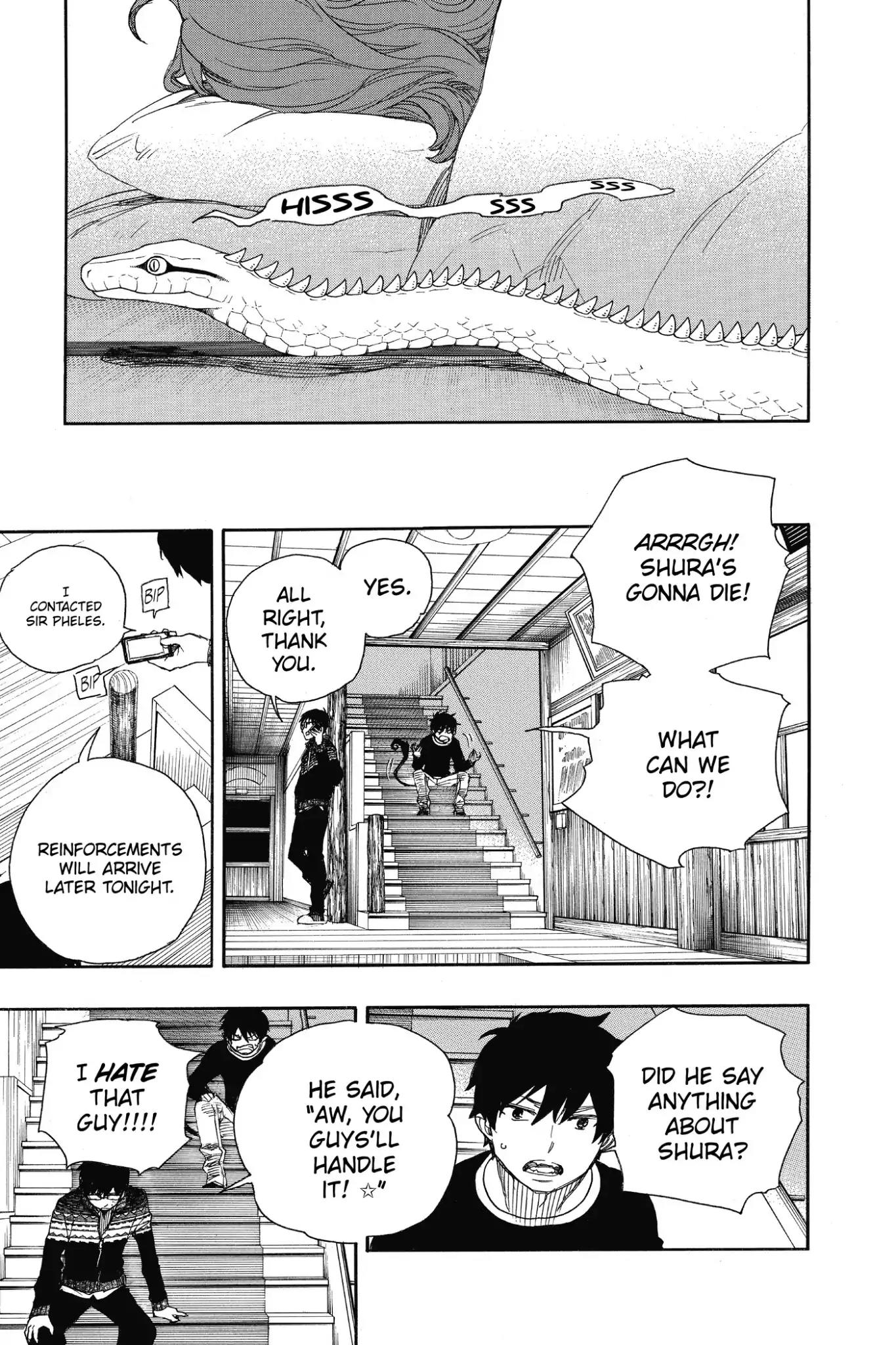 Ao no Exorcist Chapter 76 page 19 - Chapter 76: Goodbye to You