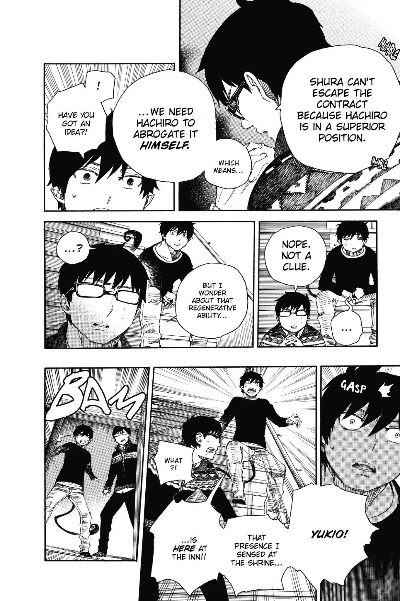 Ao no Exorcist Chapter 76 page 20 - Chapter 76: Goodbye to You