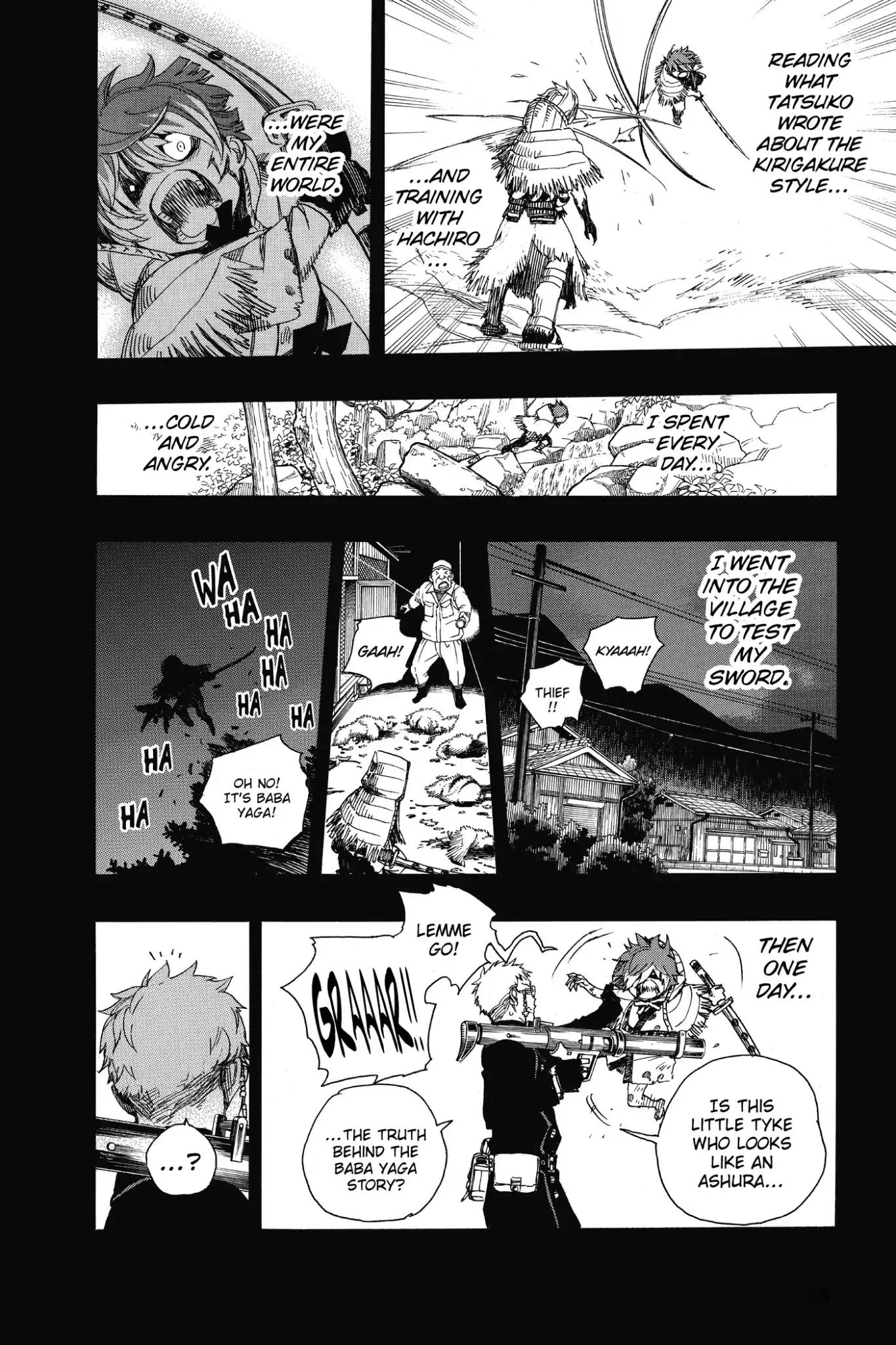Ao no Exorcist Chapter 76 page 22 - Chapter 76: Goodbye to You