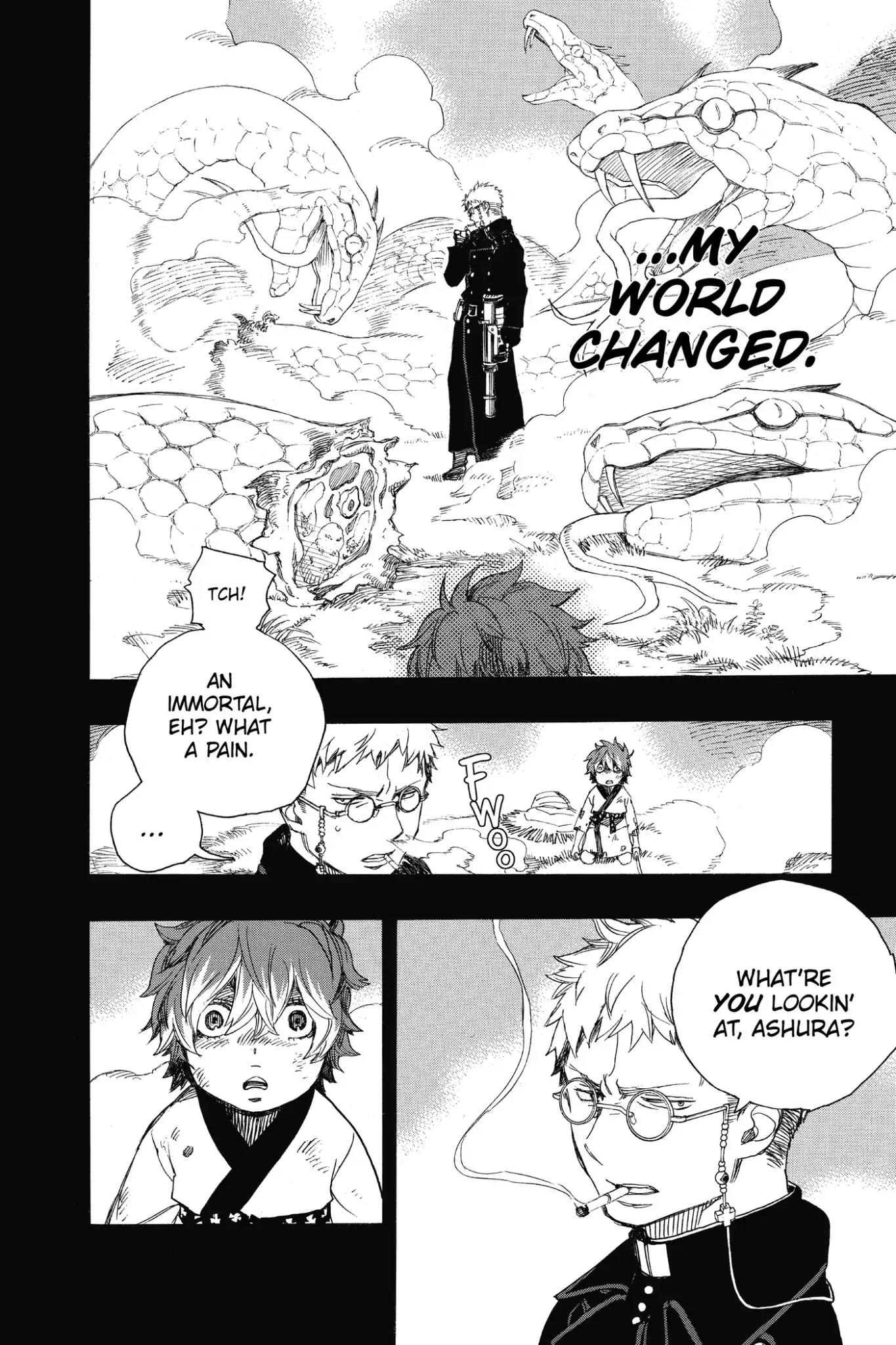 Ao no Exorcist Chapter 76 page 24 - Chapter 76: Goodbye to You