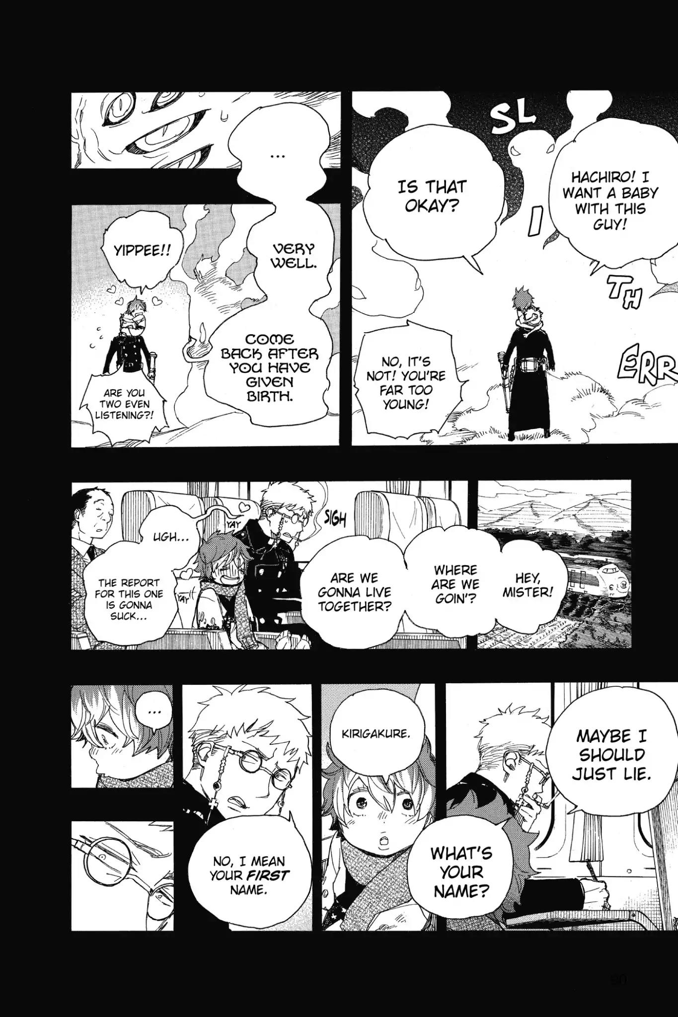 Ao no Exorcist Chapter 76 page 26 - Chapter 76: Goodbye to You