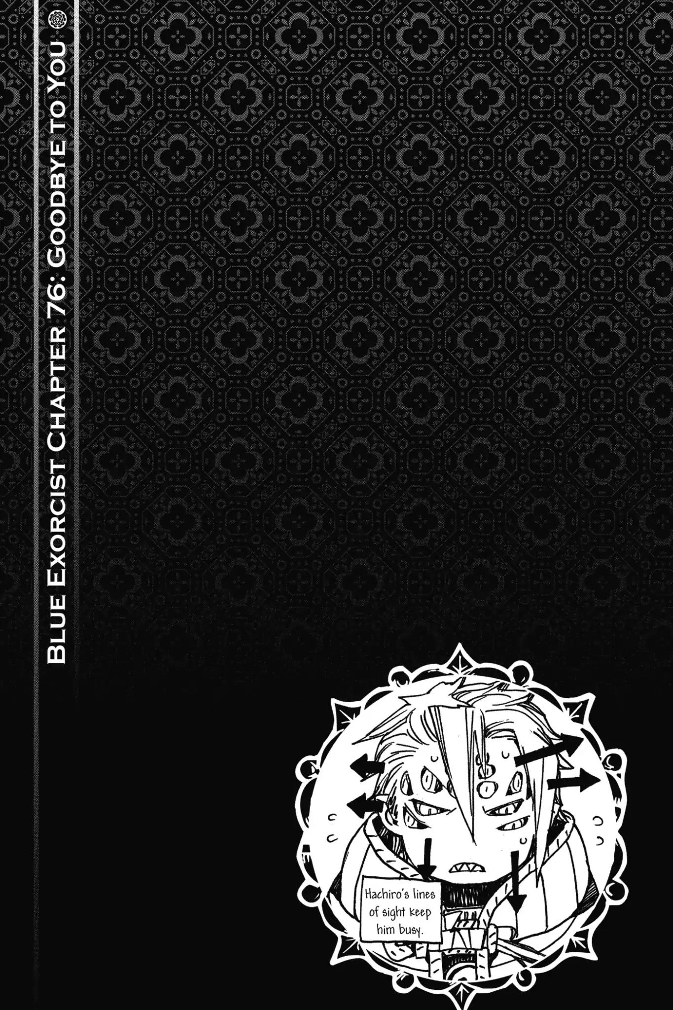 Ao no Exorcist Chapter 76 page 36 - Chapter 76: Goodbye to You