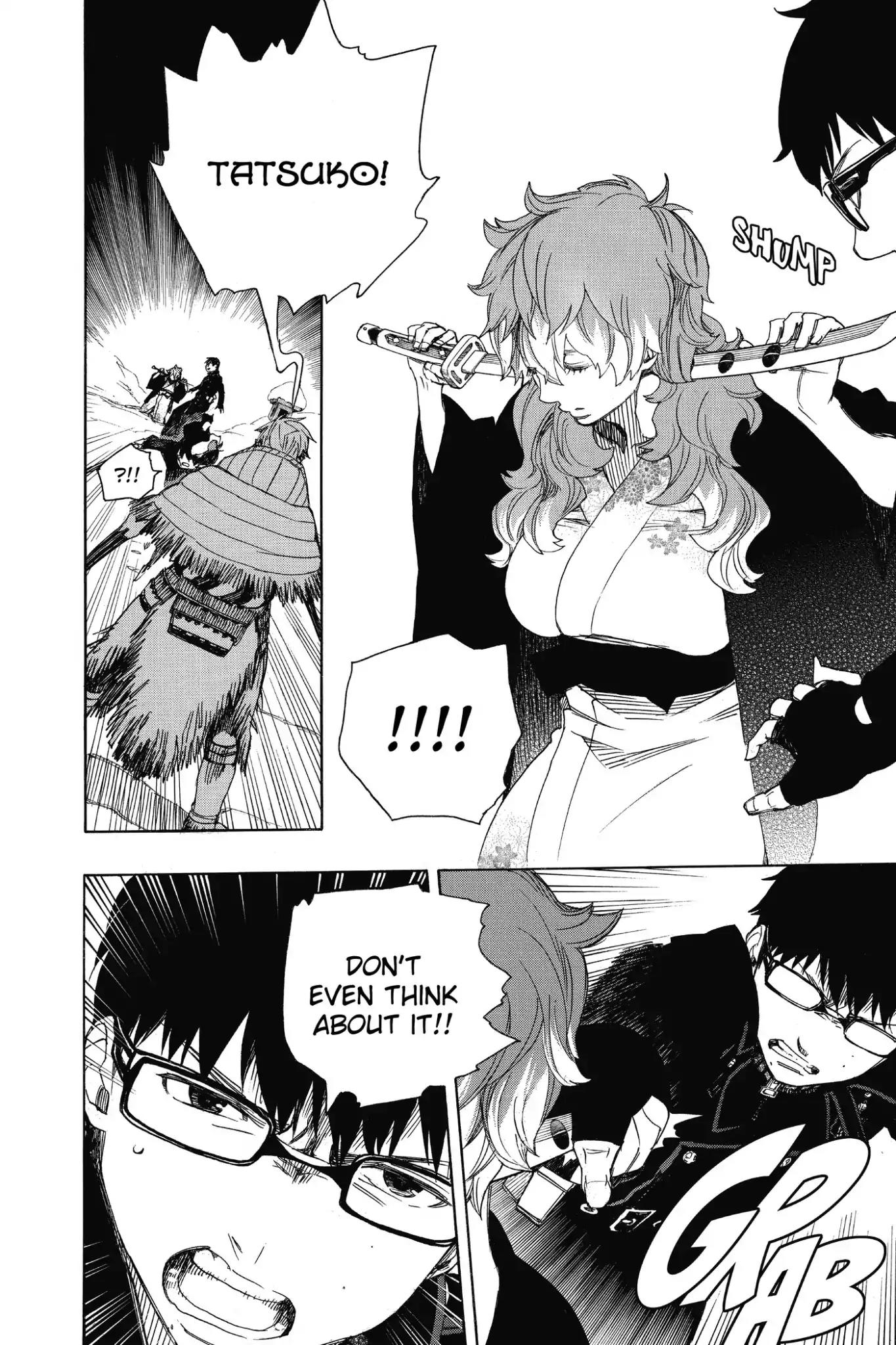 Ao no Exorcist Chapter 77 page 10 - Chapter 77: It's All Right If I Don't Go Back